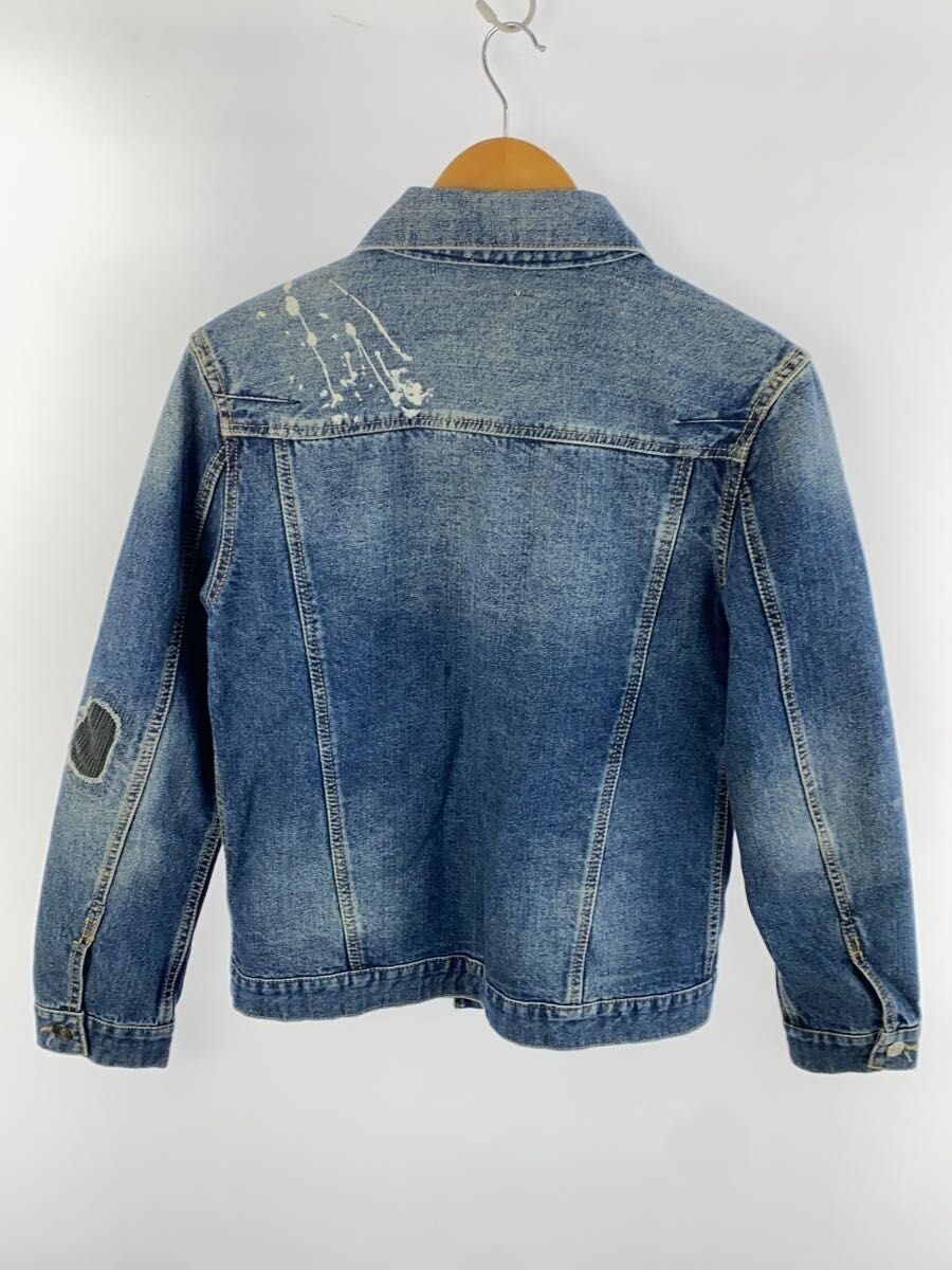 Number (N)ine Distressed Paint Denim Jacket Size US S / EU 44-46 / 1 - 2 Thumbnail