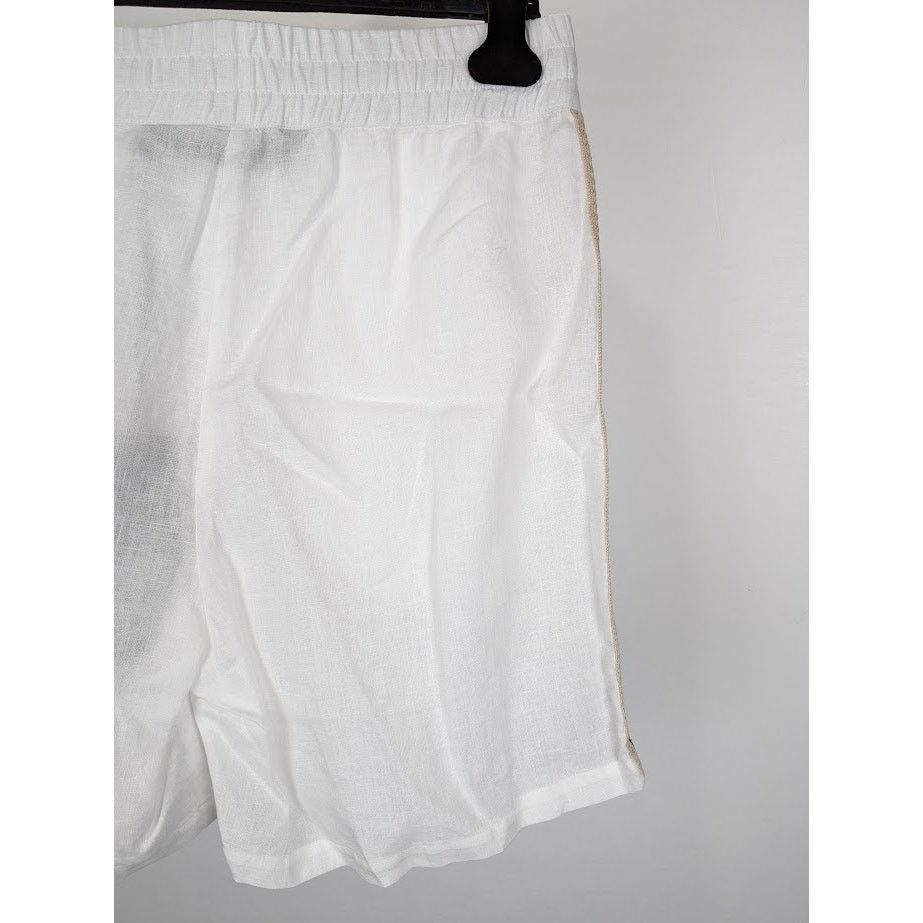 Palm Angels o1rshd1 PA Monogram Track Short in Off White/Black Size US 32 / EU 48 - 13 Thumbnail
