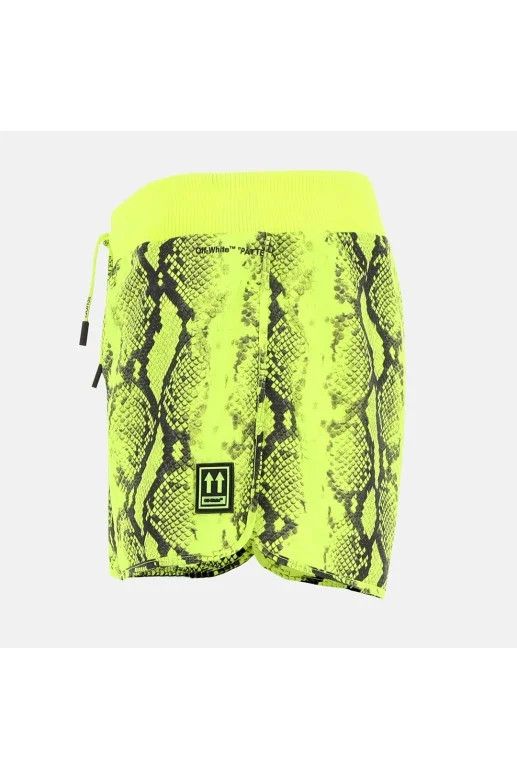 Off-White o1y1225 Short in Lime Green/Black Size 27" / US 4 / IT 40 - 2 Thumbnail