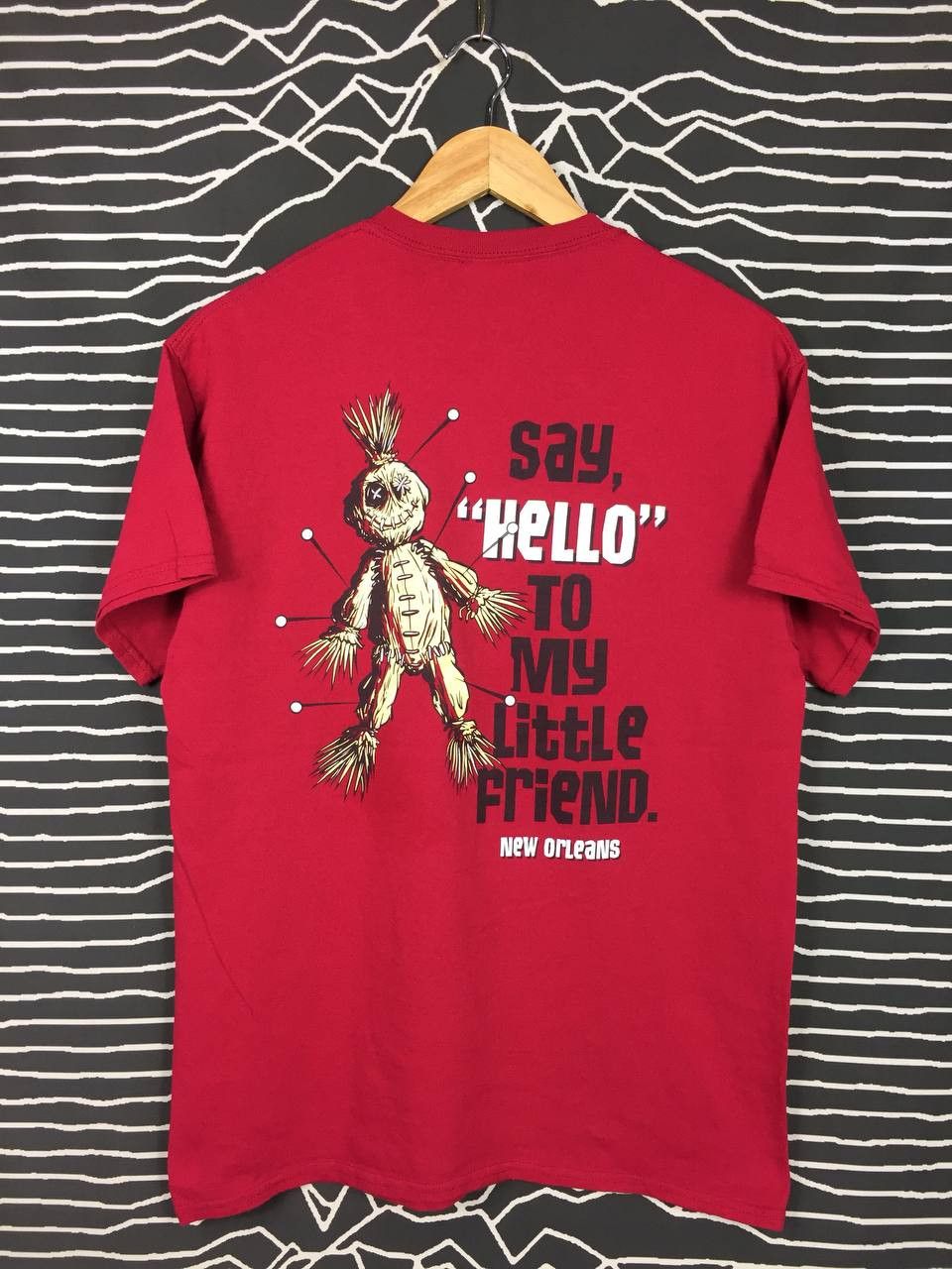 Gildan × Vintage New Orleans Voodoo Doll Mess'n With Me Graphic Tee Size US M / EU 48-50 / 2 - 2 Thumbnail