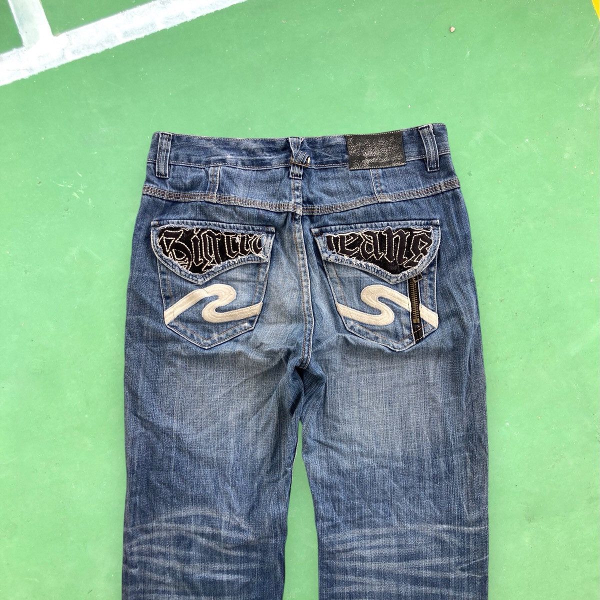 Japanese Brand Big Train Japan Embroidery Pocket Faded Denim Pants Size US 32 / EU 48 - 3 Thumbnail