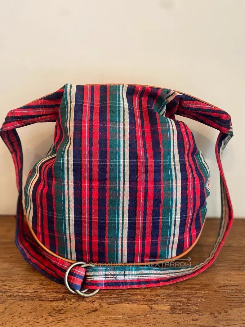 Kapital Kapital Cowhide plaid canvas pelican cross-body shoulder b Size ONE SIZE - 2 Thumbnail