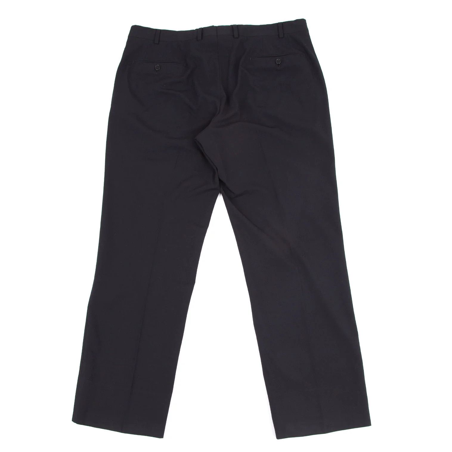 Armani Collezioni Dark Navy No-Tuck Pants Size 54R in Good Condition Size US 26 / EU 42 - 9 Thumbnail