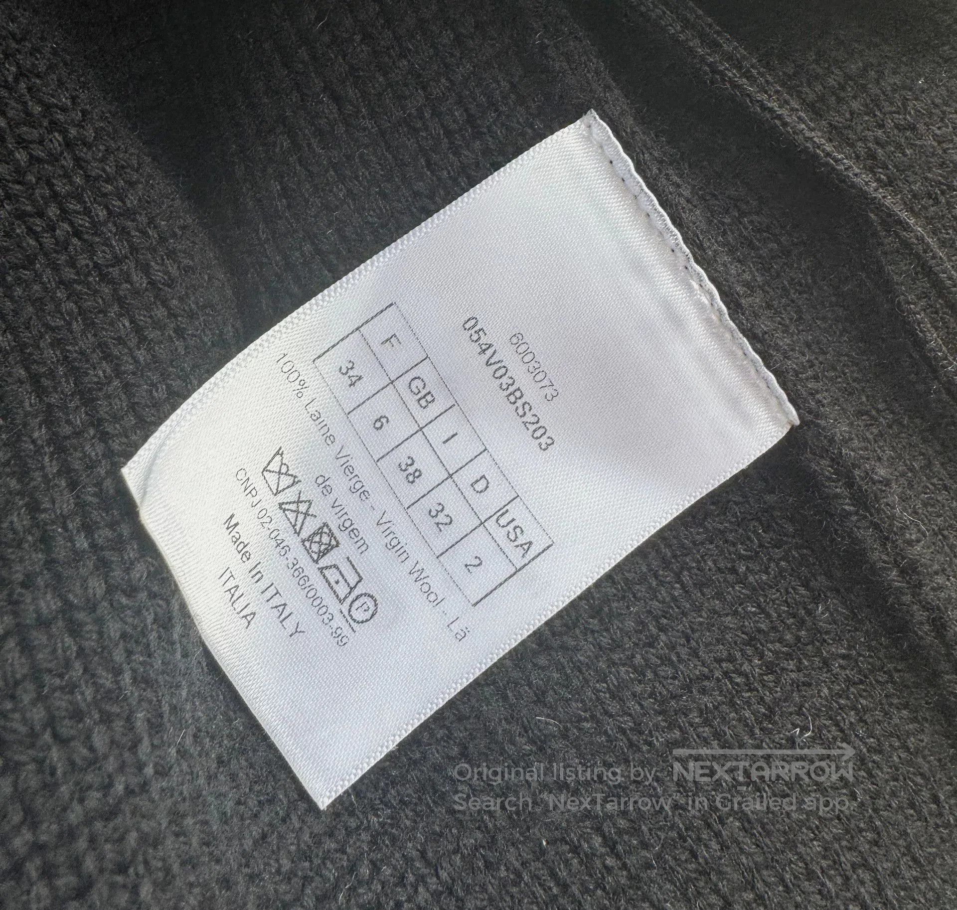 Dior Dior Classic Wool Knit Double-Breasted Blazer. Size XXS / US 00 / IT 34 - 8 Thumbnail