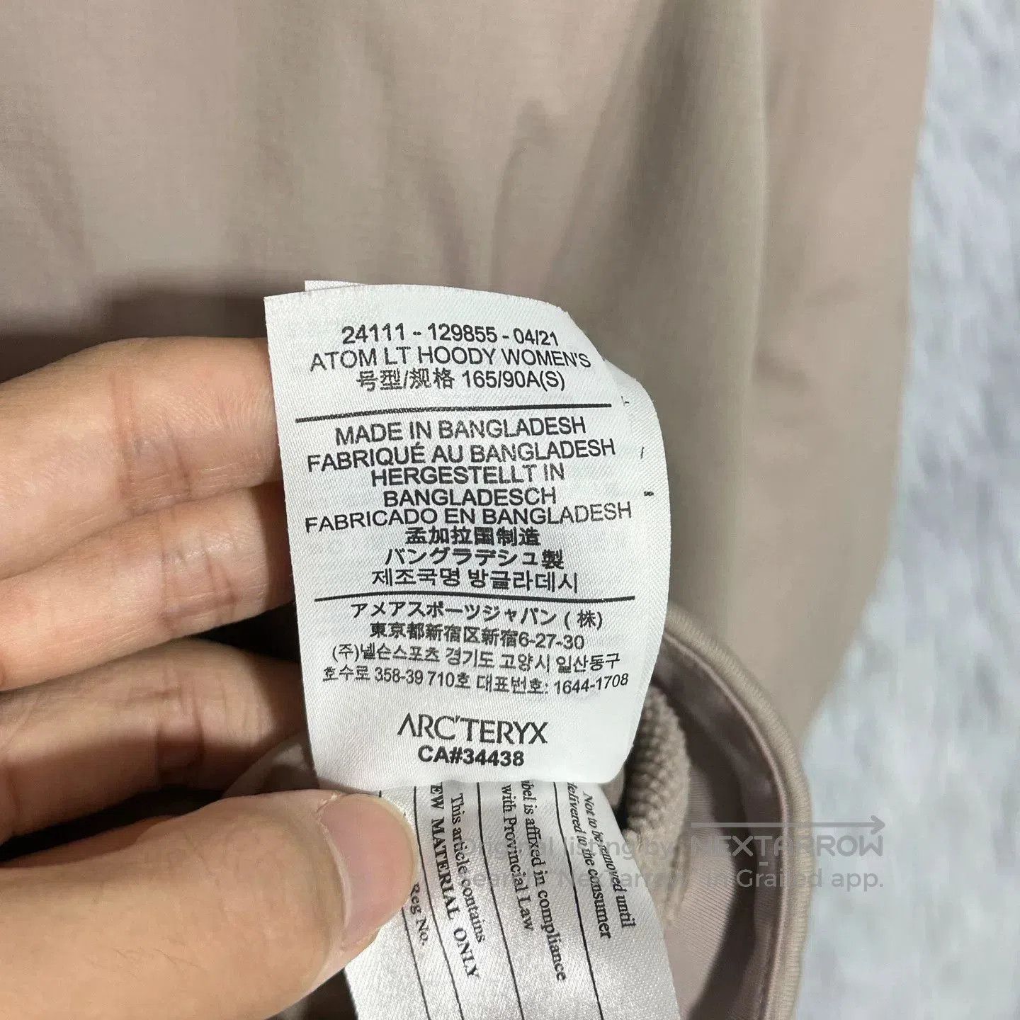 Arc'teryx arcteryx atom lt hoody jacket in pink. Size S / US 4 / IT 40 - 6 Thumbnail