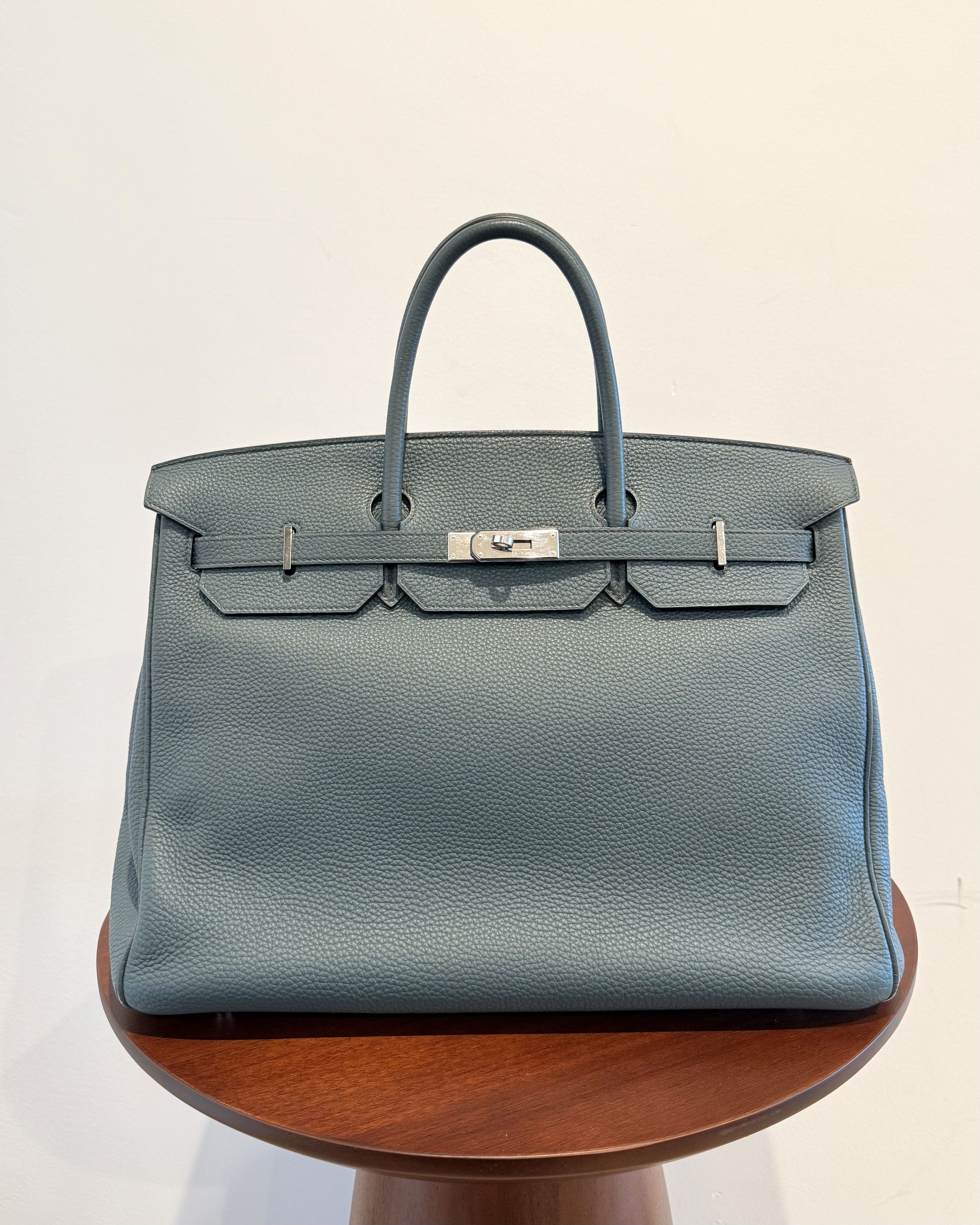 Hermes Hermes Bleu Orage Togo Birkin 40 Size ONE SIZE - 1 Thumbnail
