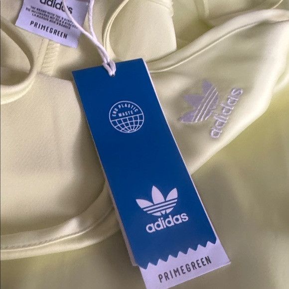 Adidas Adicolor Classics Satin Dress Pulse Yellow M Size XL / US 12-14 / IT 48-50 - 8 Thumbnail
