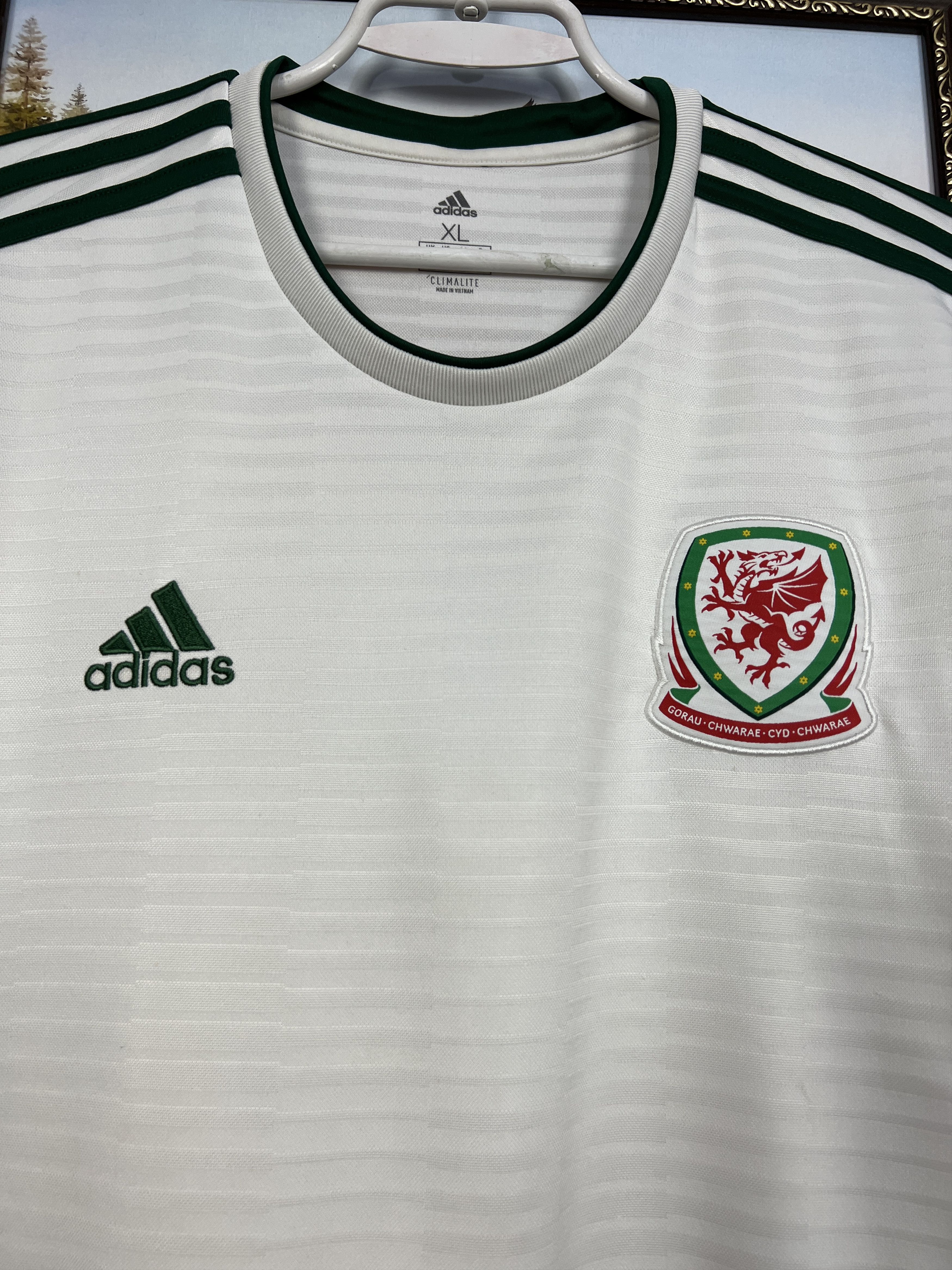 Adidas Wales Away football shirt 2018 Soccer Adidas Jersey National Size US XL / EU 56 / 4 - 3 Thumbnail