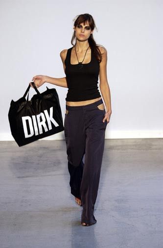 Dirk Bikkembergs S/S 2004 Double Layered Honeycomb Black Top Size L / US 10 / IT 46 - 2 Thumbnail