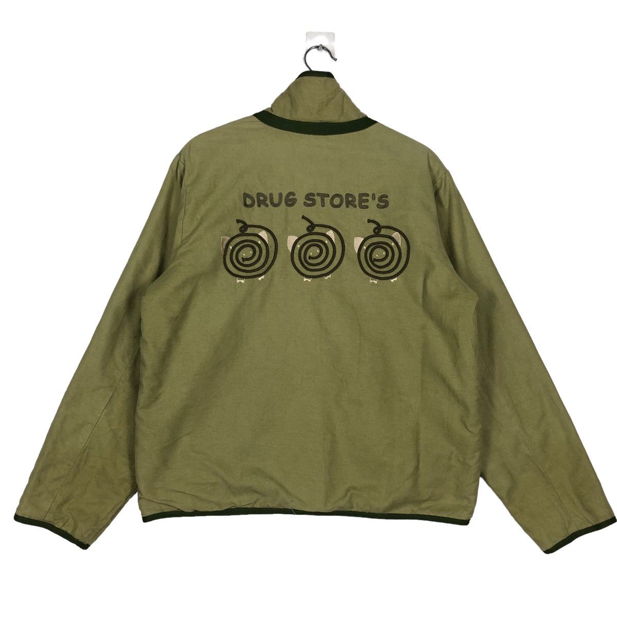 Hysteric Glamour 🔥90’s Cartoon Vintage Drug Store’s Wool Jacket Big Logo Size US M / EU 48-50 / 2 - 7 Thumbnail