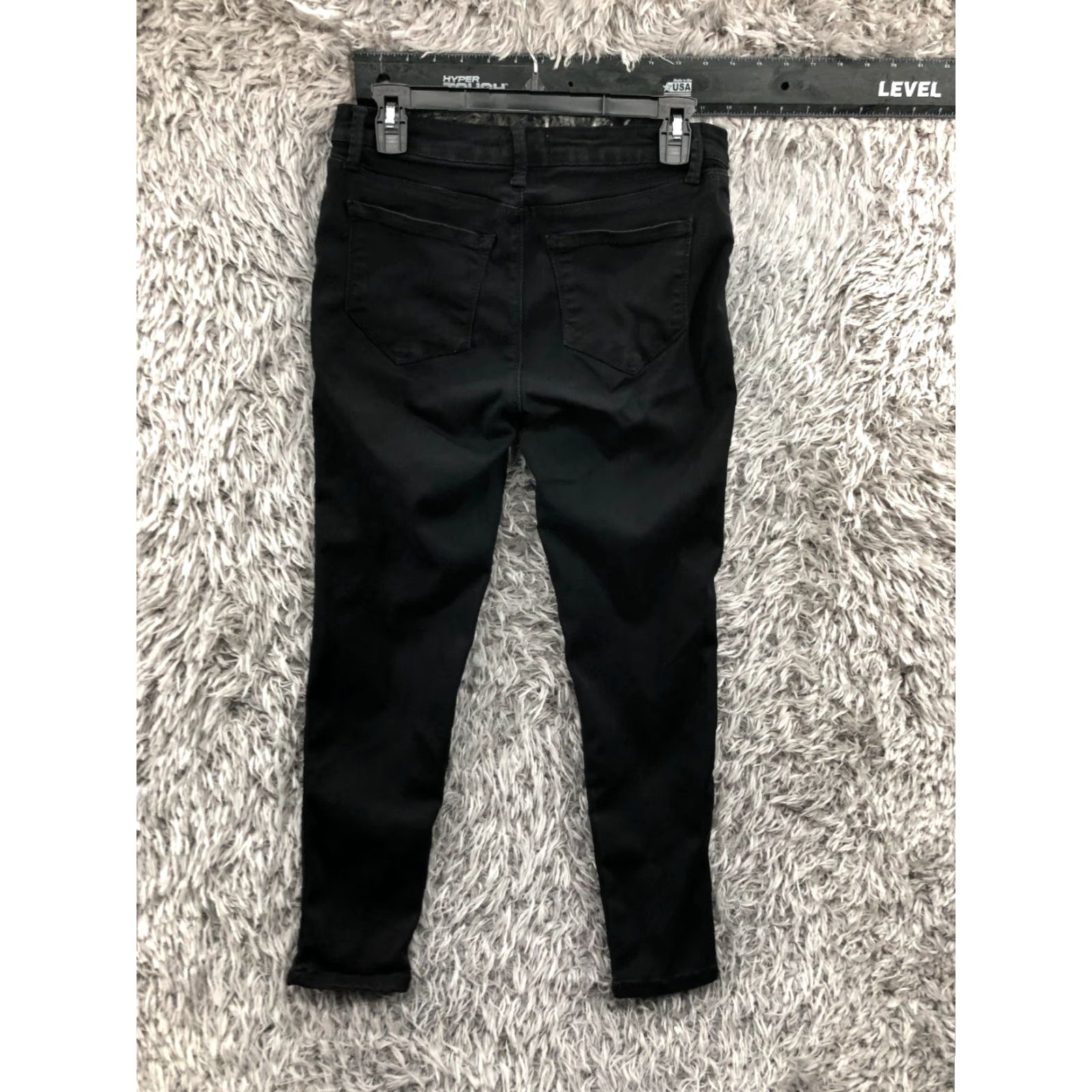 Vintage Kensie Jeans Skinny Size 8 Womens Dark Wash Black Jeans TightFit Regular Rise 5-Pocket Denim Pants Womens Clothing Black 27in Inseam Size 30" / US 8 / IT 44 - 6 Thumbnail