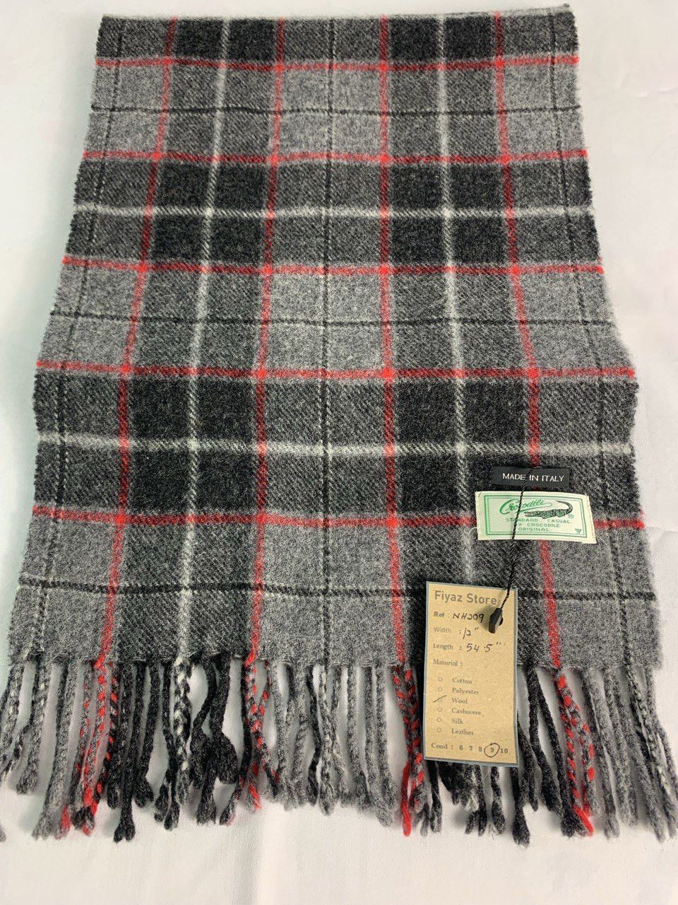 Vintage Crocodile Scarf / Muffler / Neckwear Size ONE SIZE - 3 Thumbnail