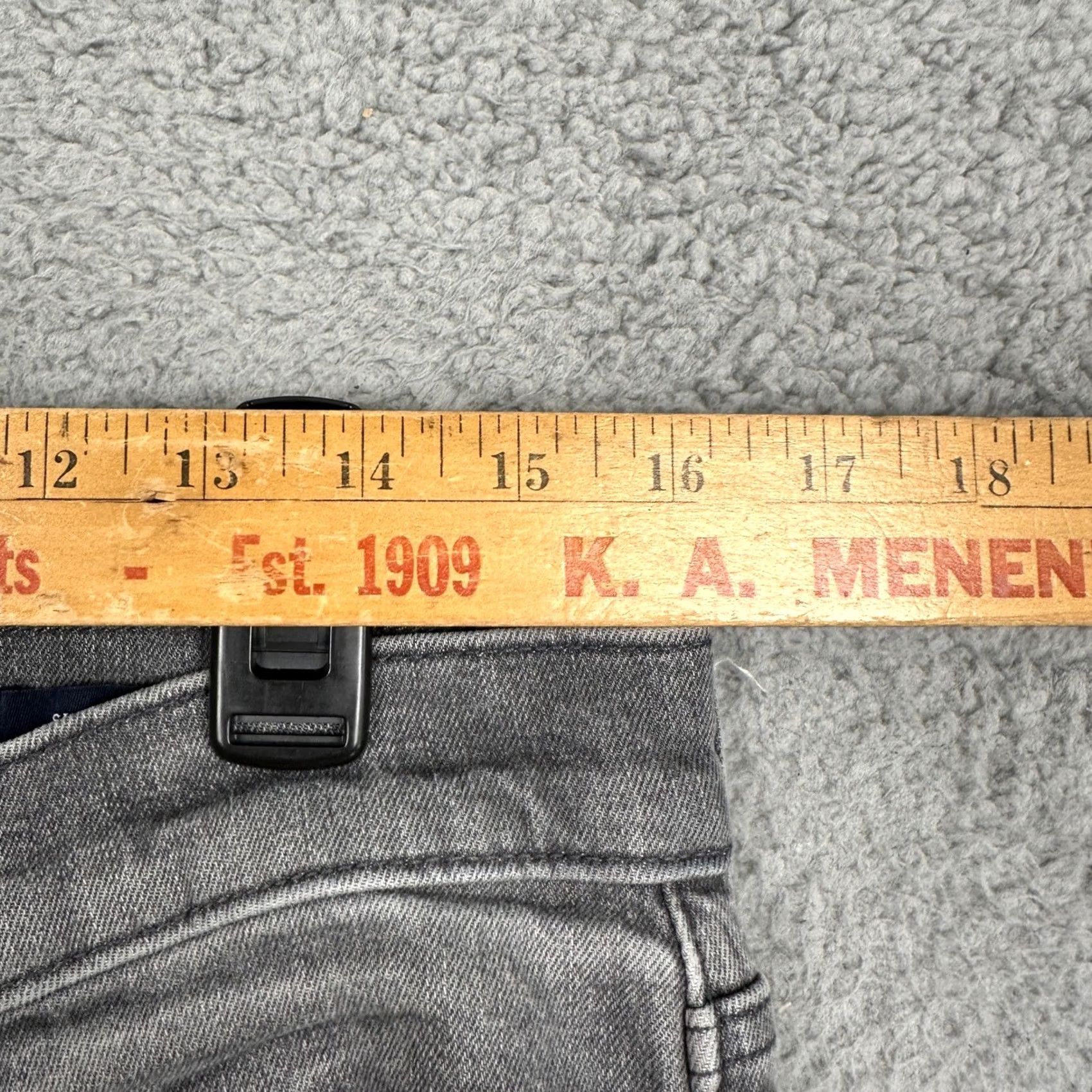 J.Crew VINTAGE? No — J.Crew Flex Jeans Mens 32X30 Gray Slim Fit Stretch 5 Pocket Whiskered Casual EUC Size US 32 / EU 48 - 6 Thumbnail