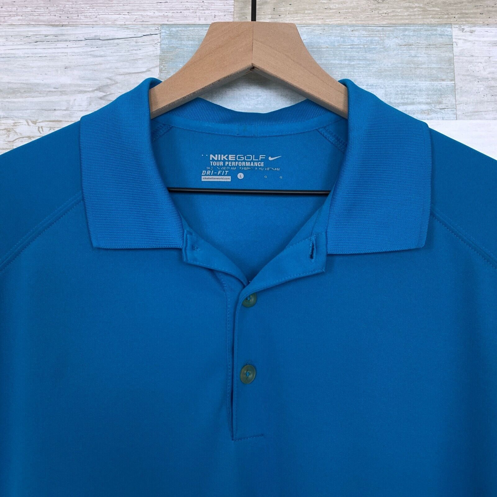 Nike Nike Golf Tour Performance Polo Shirt Blue Mens L Size US L / EU 52-54 / 3 - 2 Thumbnail