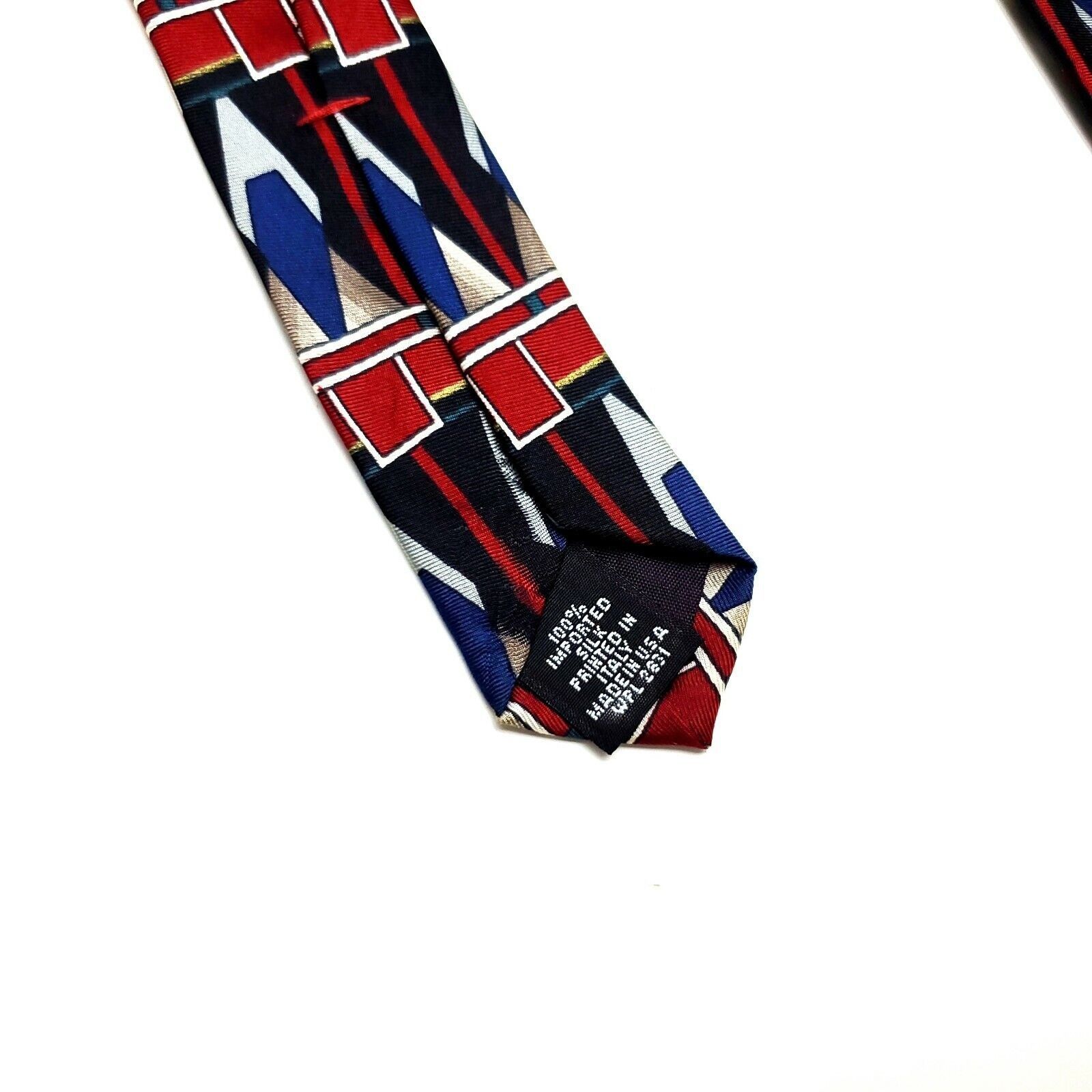Zylos George Machado Zylos George Machado Silk Tie Print Abstract Multi-Colored G Size ONE SIZE - 4 Thumbnail