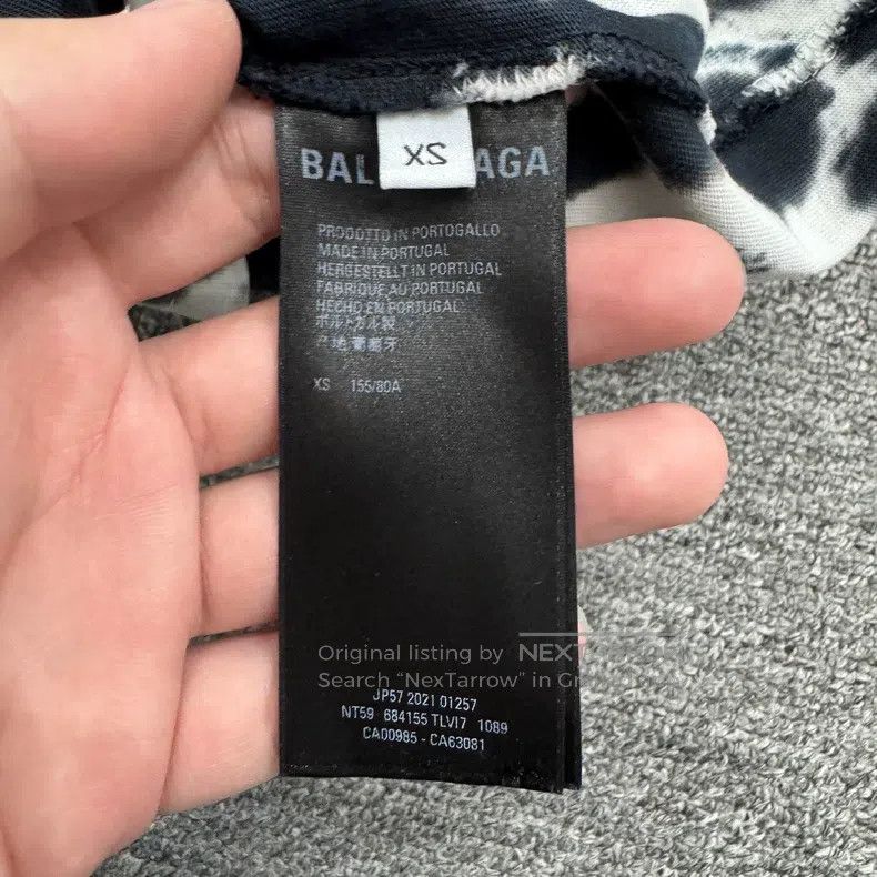 Balenciaga Balenciaga Tie-dye Heart Short Sleeve Size US XS / EU 42 / 0 - 4 Thumbnail