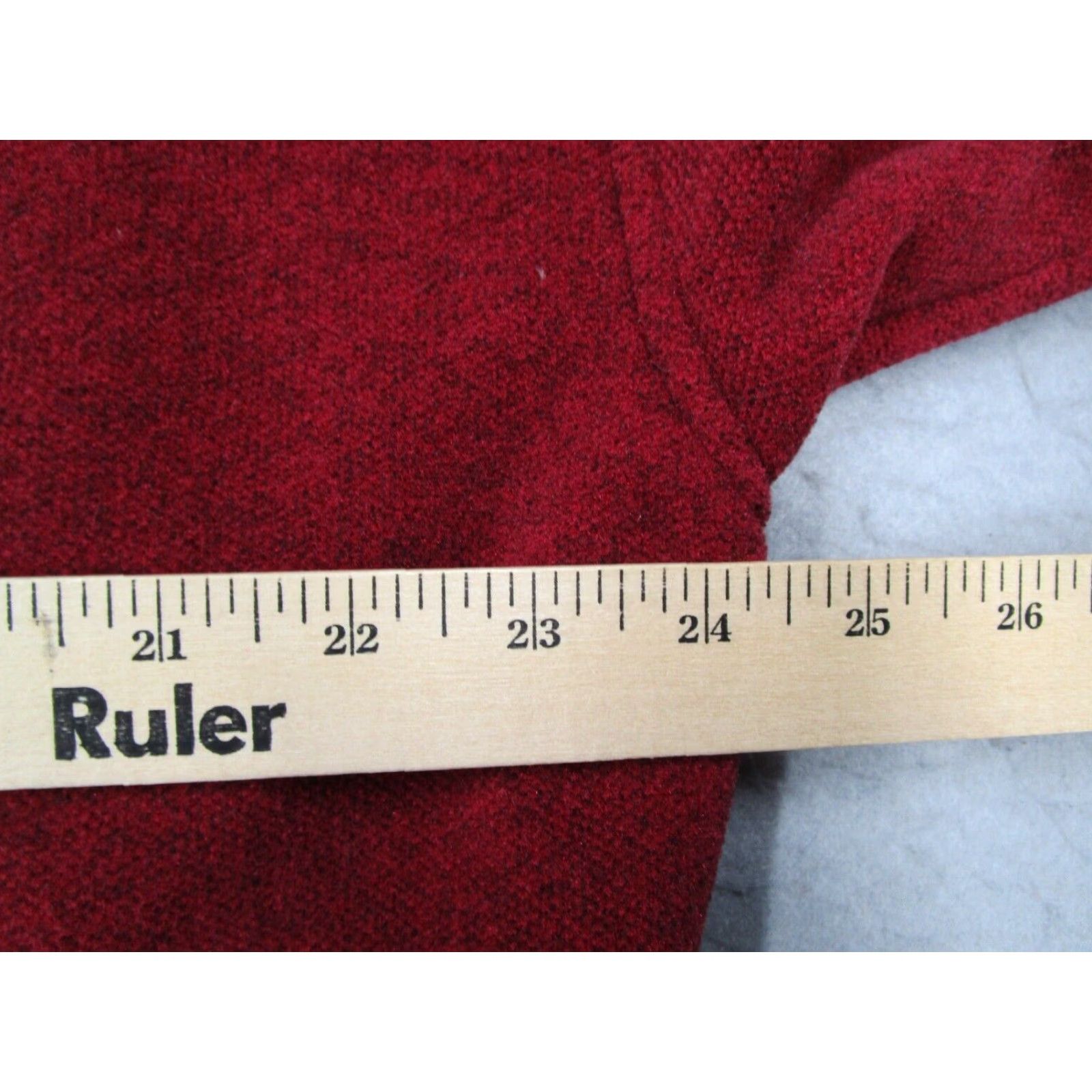 Vintage Straight Down Sweater Mens Medium Red Snap Front Fleece Palos Verdes Golf USA Size US M / EU 48-50 / 2 - 7 Thumbnail