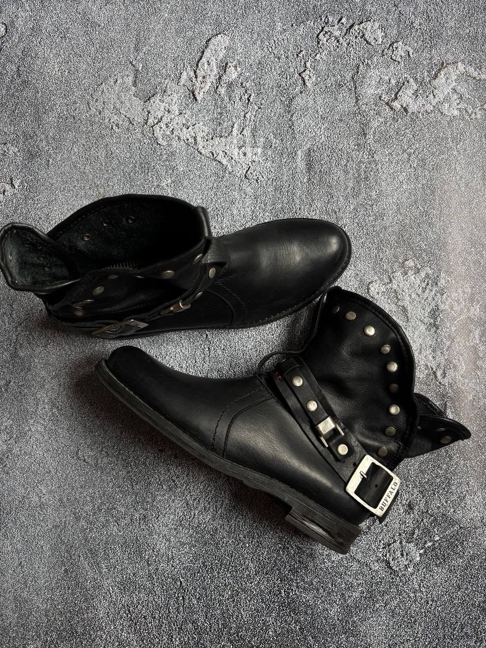 Vintage 90s Japanese Y2k Boots Metal Rock Goth Buffalo Style