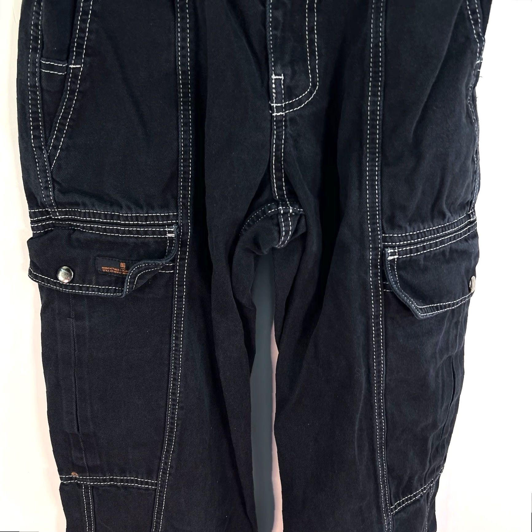 Urban Outfitters Vintage Urban Outfitters BDG Skate Cargo Jeans Pants Women Size 25 Black 90s Retro Size 42" / US 20 - 3 Thumbnail