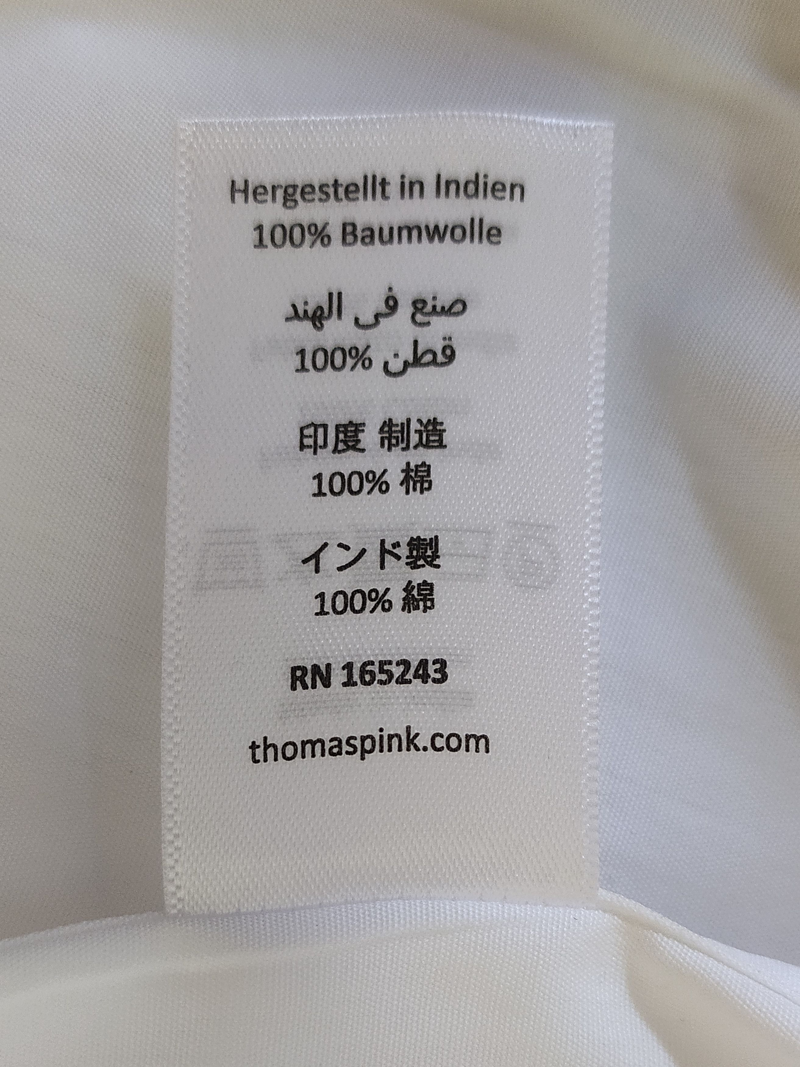 Thomas Pink Thomas Pink Formal Poplin Shirt Free Shipping T/73 Size US L / EU 52-54 / 3 - 5 Thumbnail