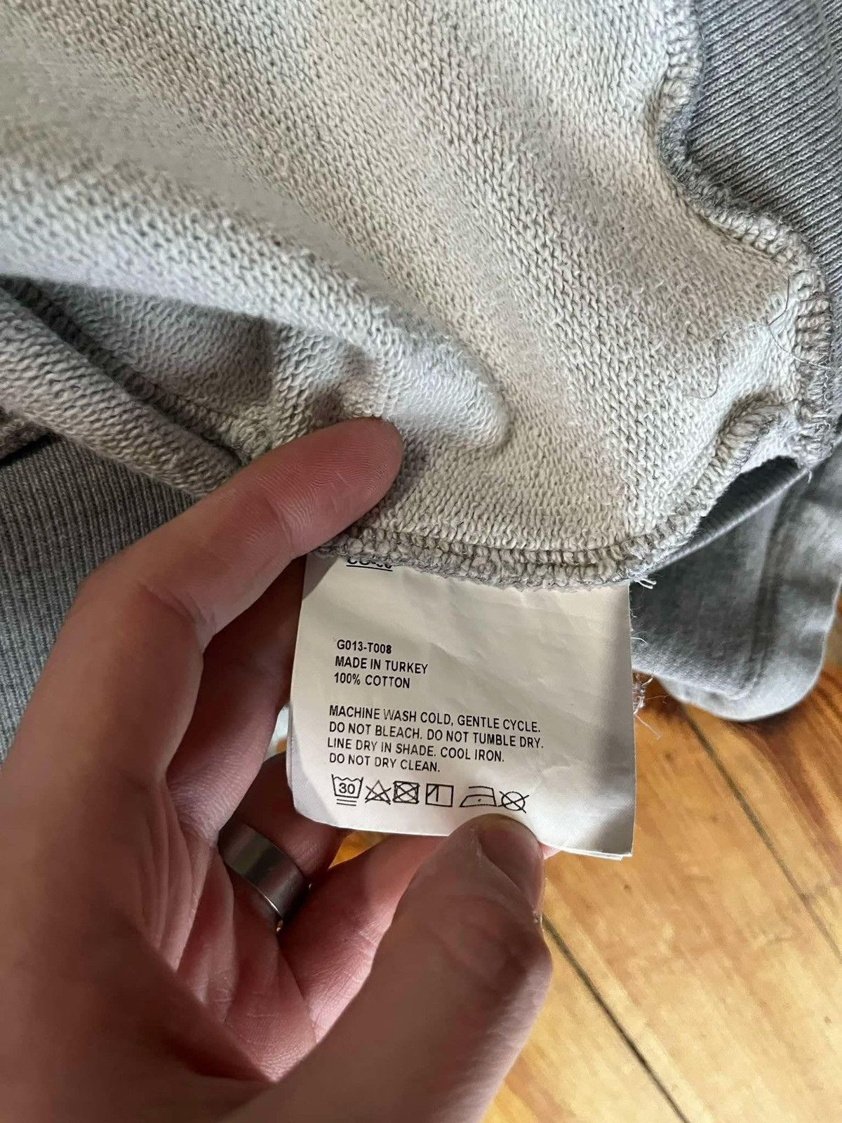 Gosha Rubchinskiy Gosha grey hoodie Size US XL / EU 56 / 4 - 5 Thumbnail