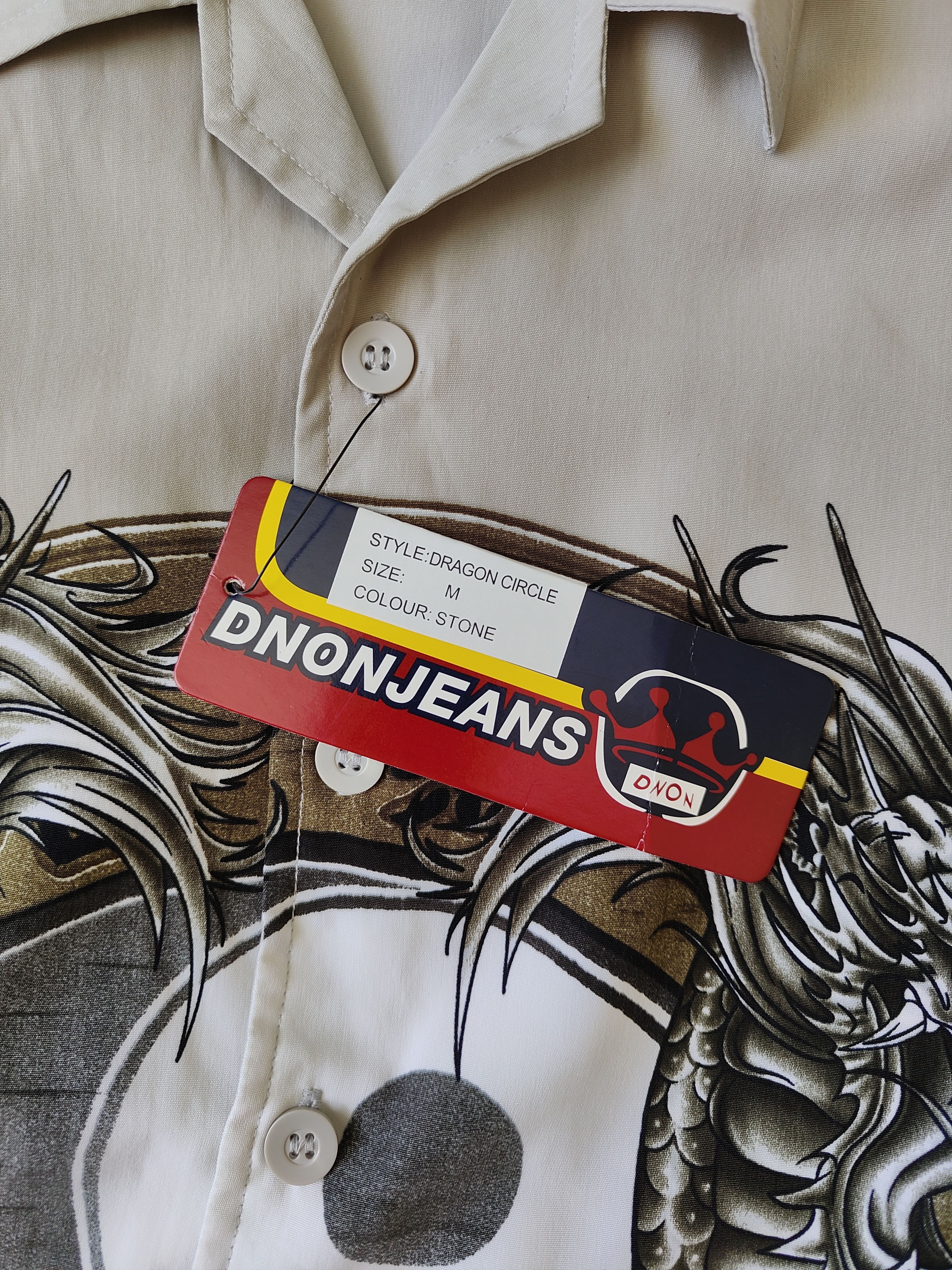 Japanese Brand 🔥🐉☯️ Vintage Y2K Dnon Jeans Japan Dragon In Yan Shirt Size US XL / EU 56 / 4 - 6 Thumbnail