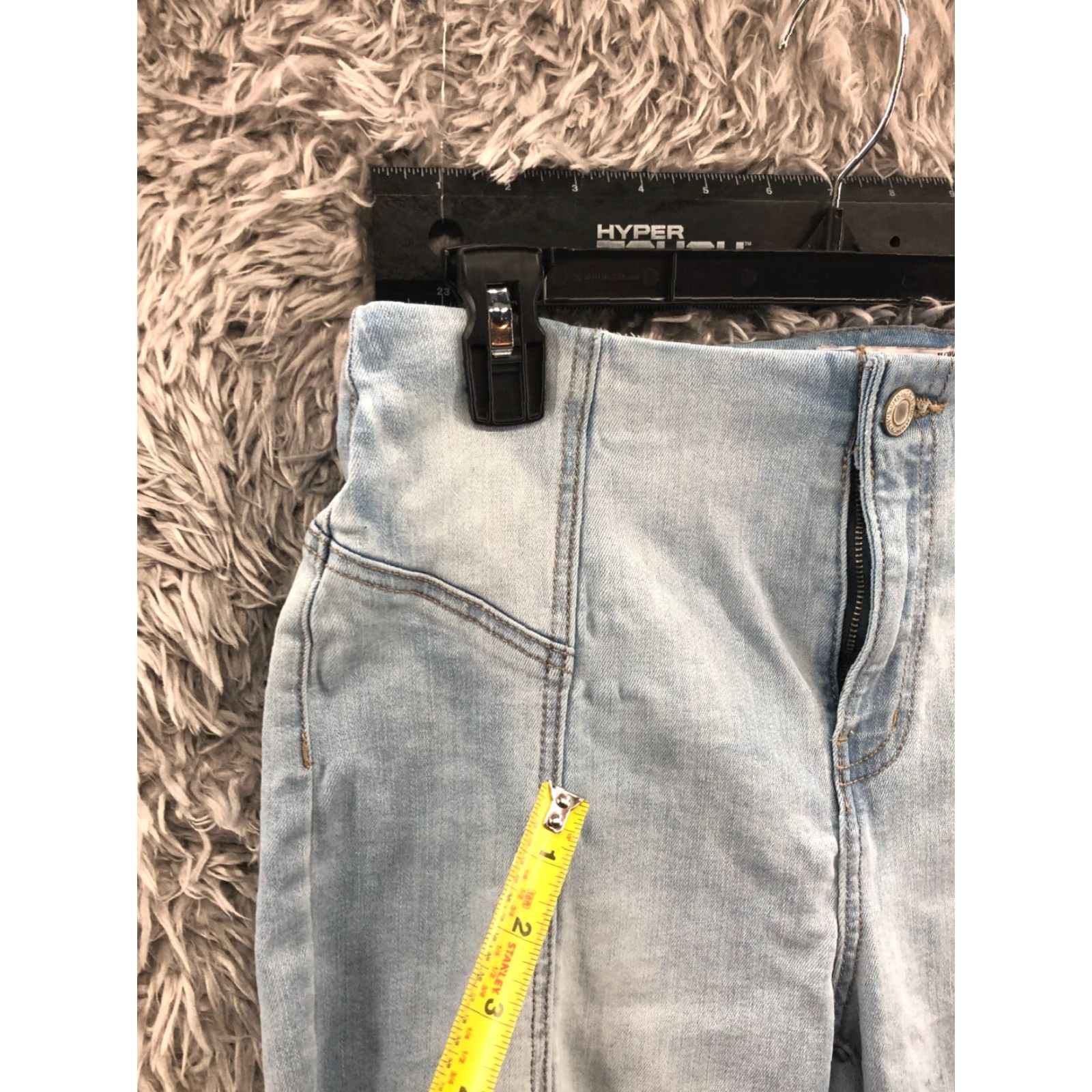 Vintage SO High Rise Flare Jeans Womens Size 11 Medium Wash Blue SO Jeans Vintage? No Size 32" / US 10 / IT 46 - 5 Thumbnail