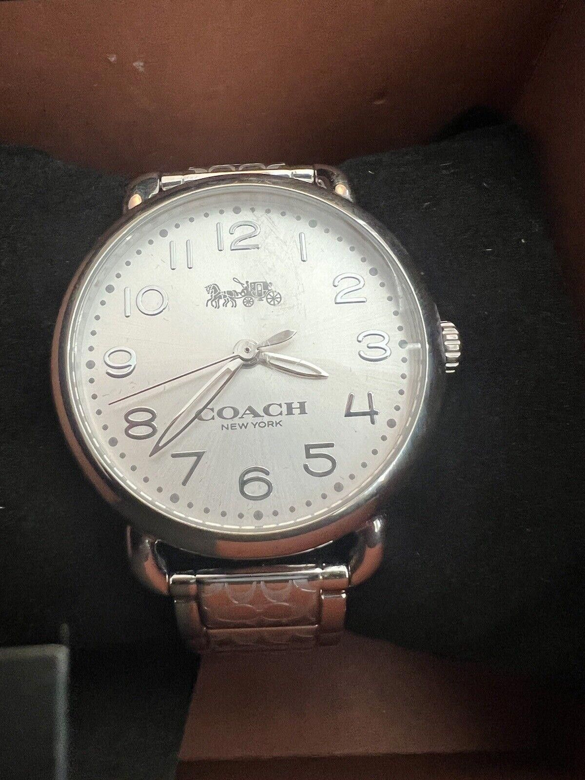 Coach Coach Silver/Stainless Steel Quartz Watch CA.97.7.95.1497 Size ONE SIZE - 2 Thumbnail