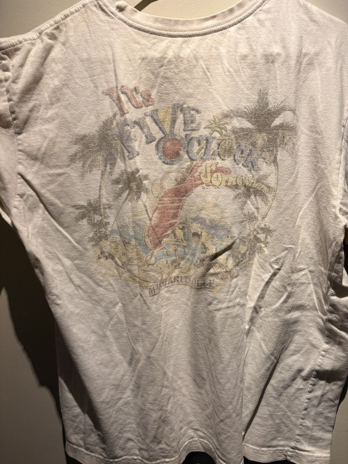 Vintage white margaritaville vintage 90s T-shirt Size US M / EU 48-50 / 2 - 2 Thumbnail