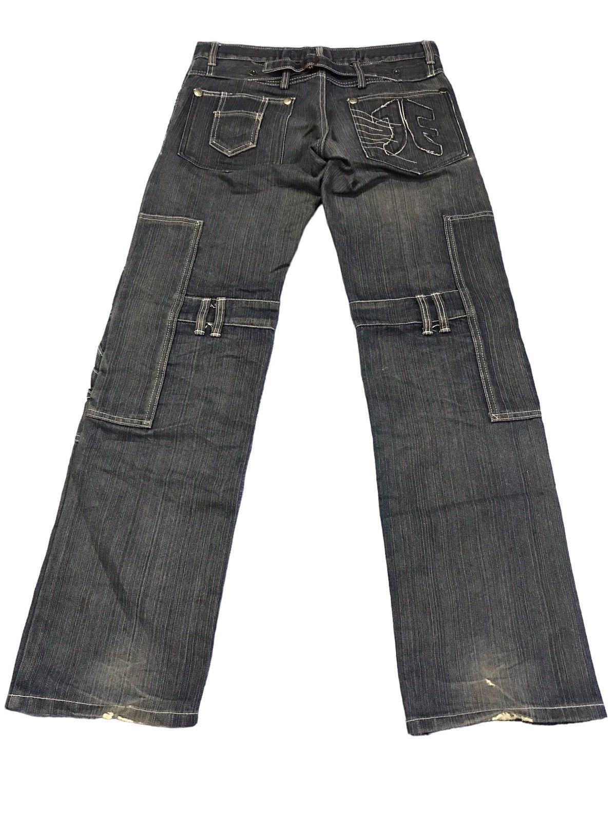Japanese Brand 🔥🔥Jeans De Art Multipocket Denim Jeans Very Rare Size US 33 - 13 Thumbnail