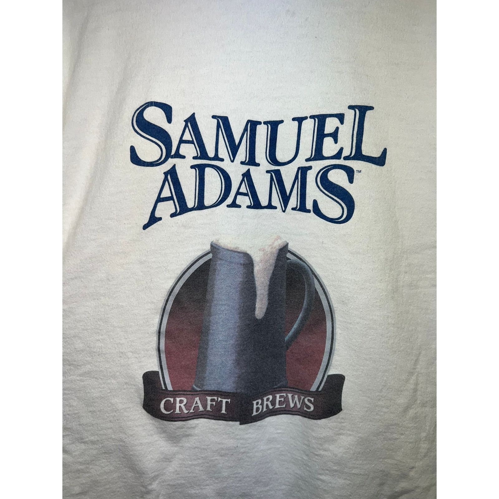 Vintage Vintage Samuel Adams Shirt Craft Brews Alcohol Tee VTG 90s Size US XL / EU 56 / 4 - 6 Thumbnail