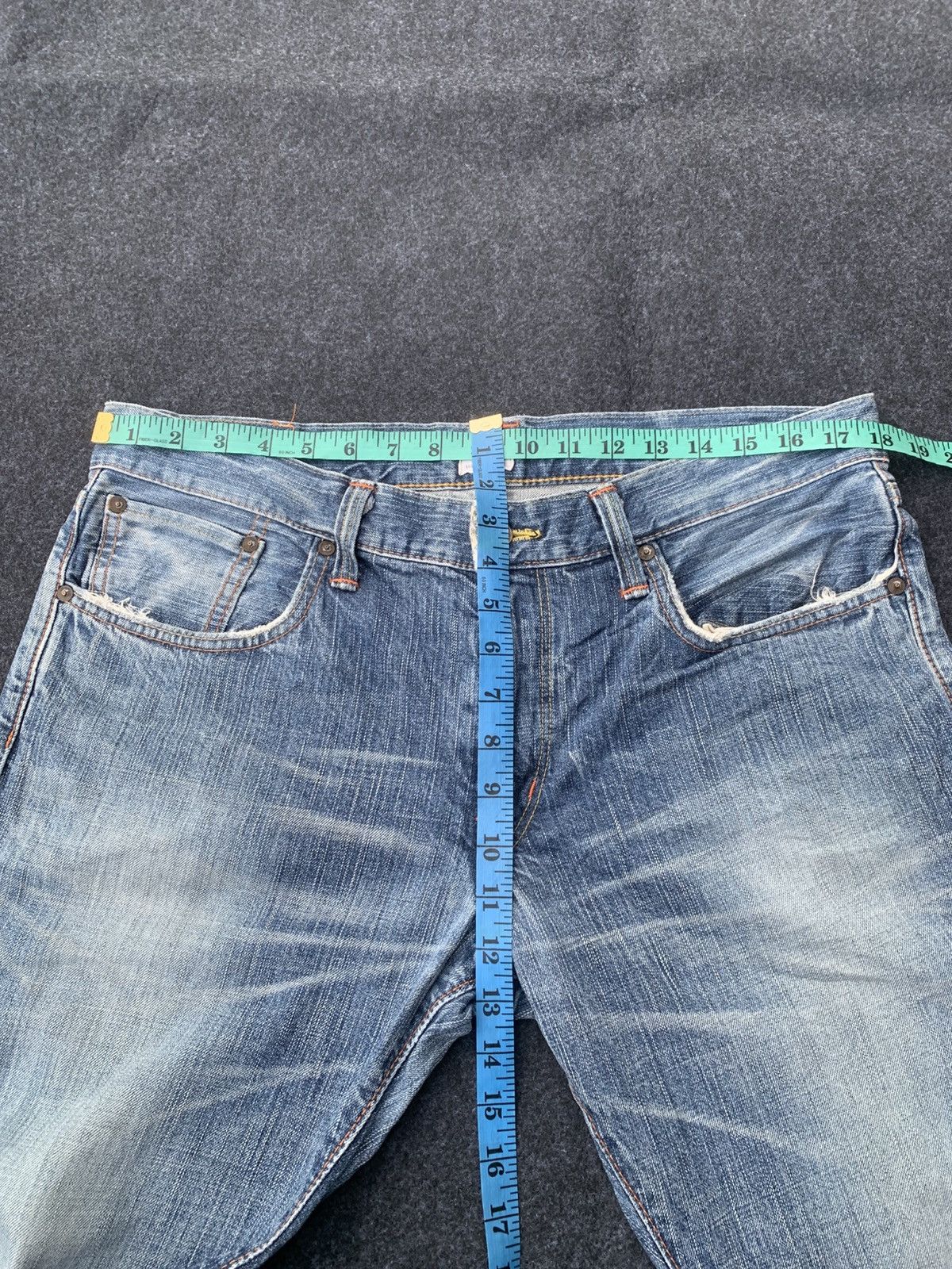 Edwin Flare Edwin Lot 505 x 511 non selvedge.made in Japan. Size US 36 / EU 52 - 3 Thumbnail