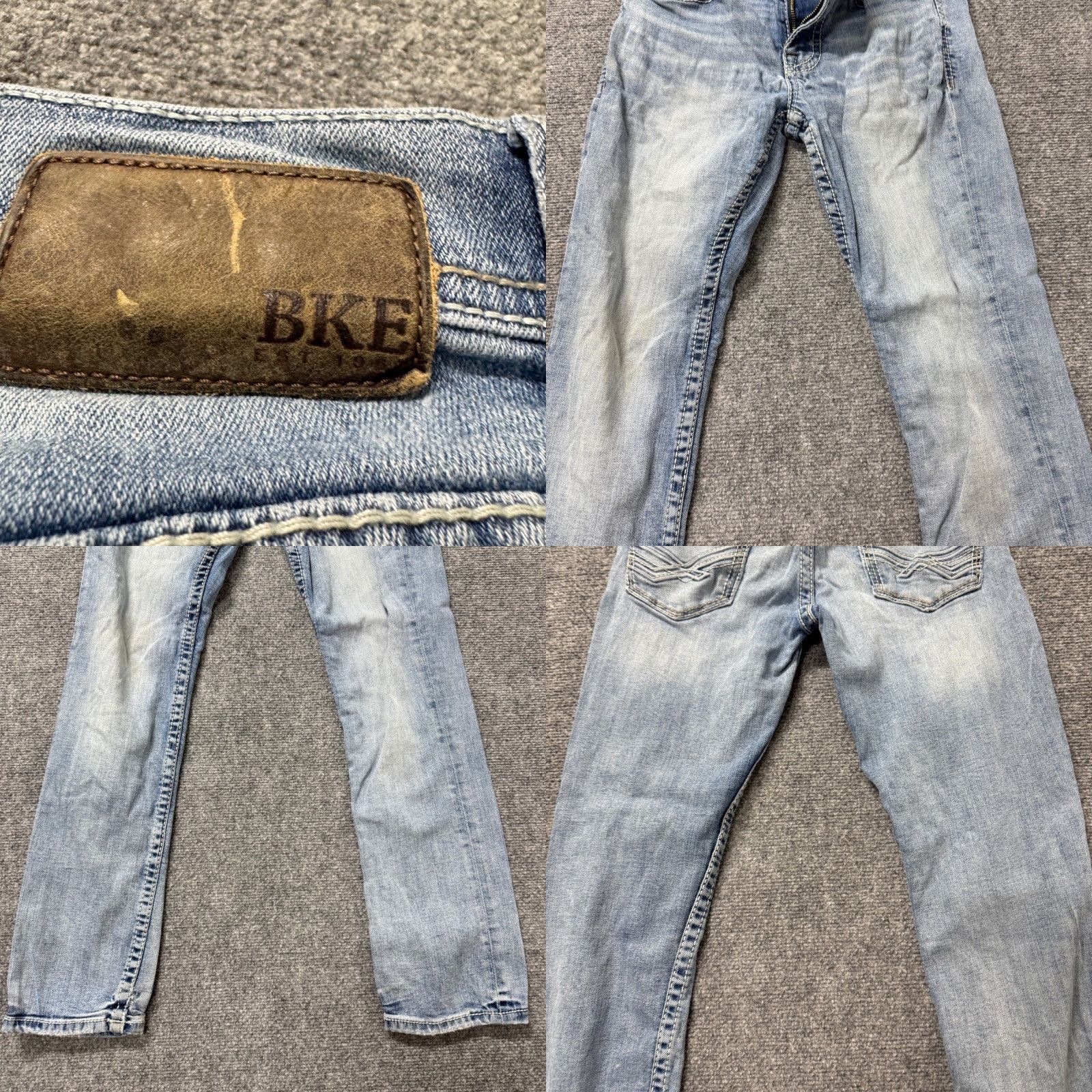 BKE BKE Jeans Women's 26x29 Alec Light Wash Cotton Blend Embroidered Y2K Shirt? Size 26" / US 2 / IT 38 - 8 Thumbnail