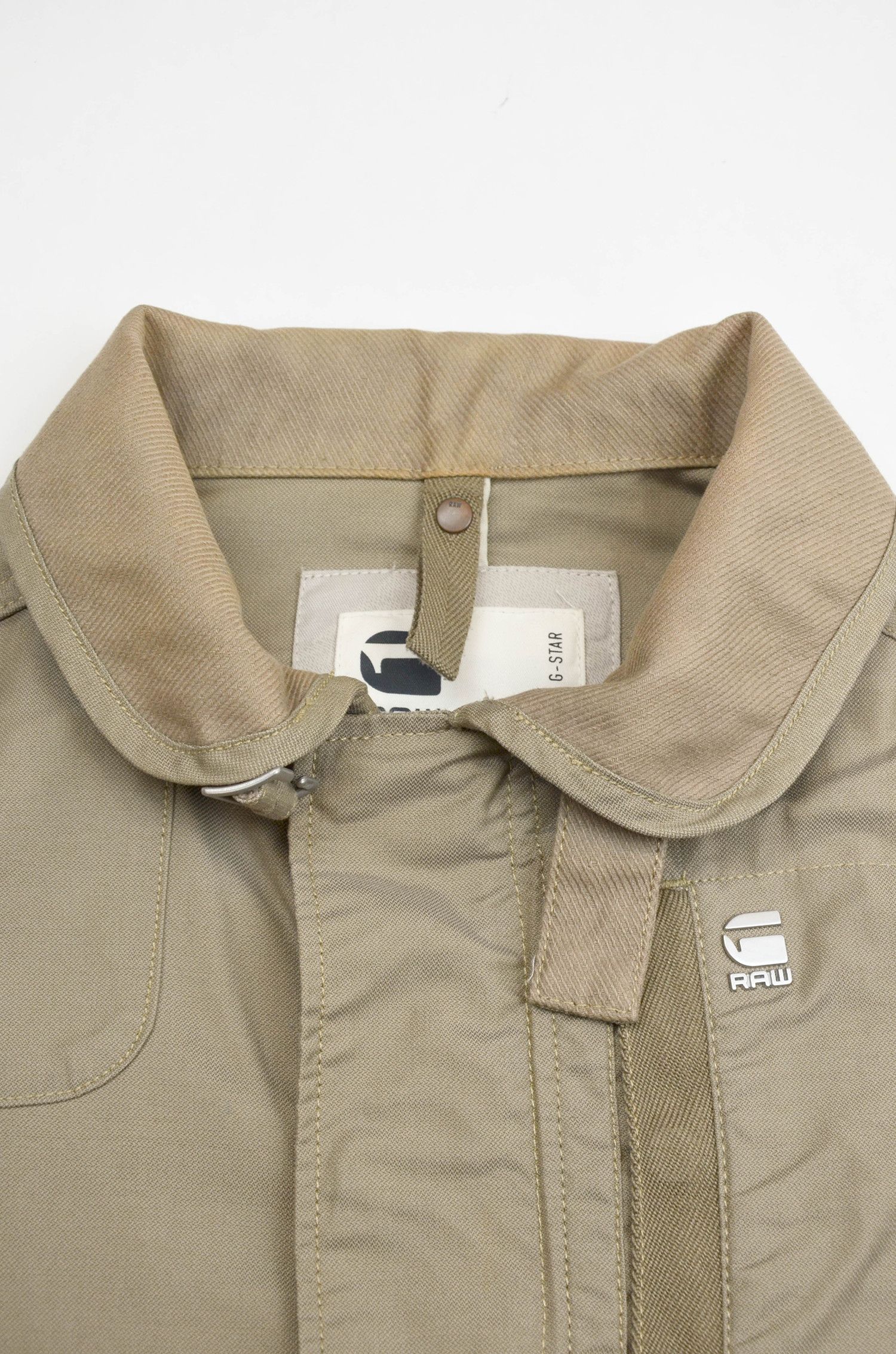 G-Star G-Star RAW Garber Gunner Beige Trench - Size S Size US S / EU 44-46 / 1 - 7 Thumbnail