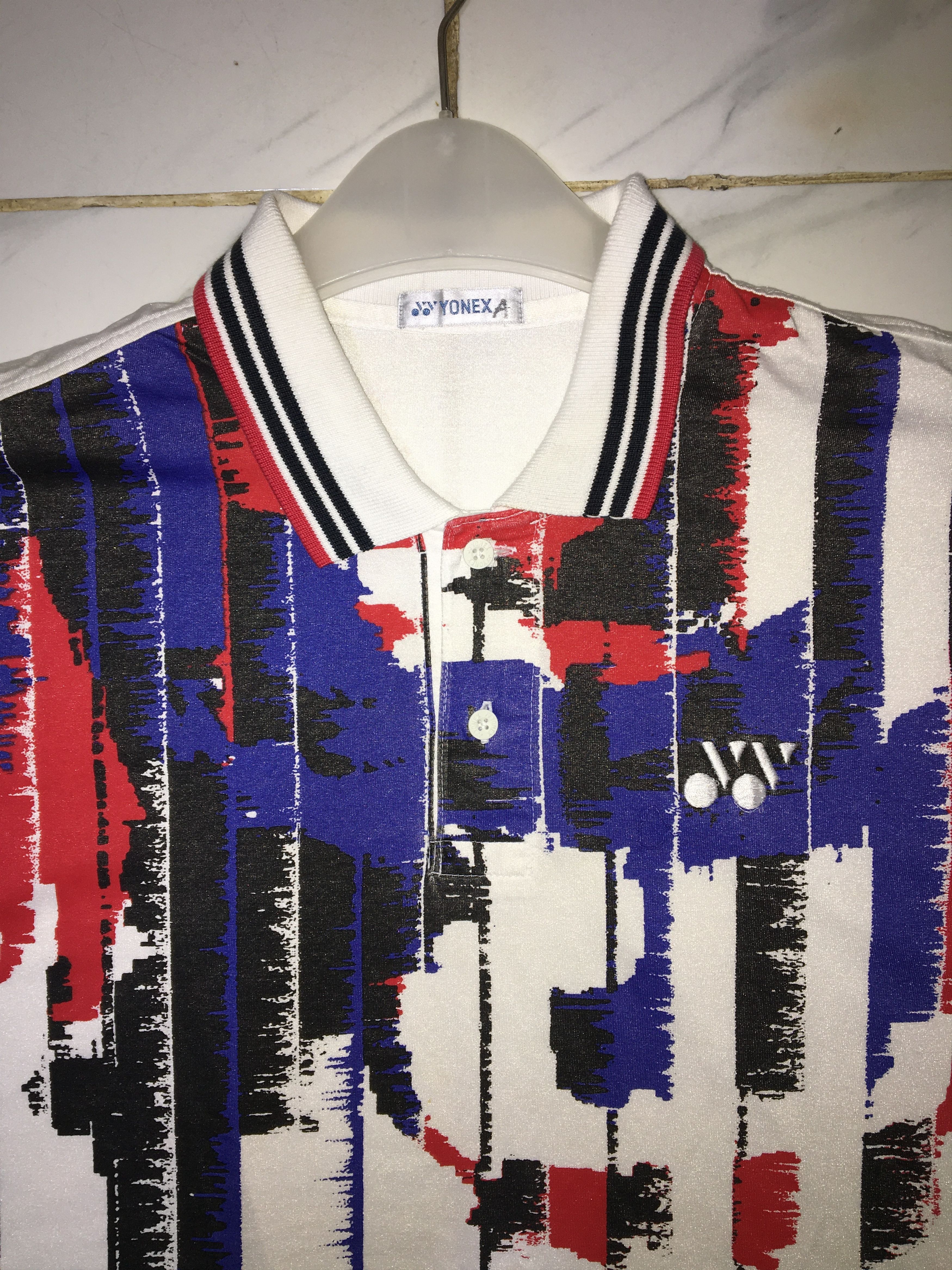 Vintage Vintage Polo Shirt Yonex Size US L / EU 52-54 / 3 - 3 Thumbnail