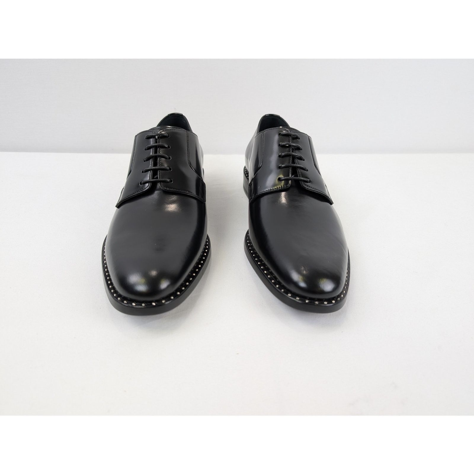 Saint Laurent Paris o1rshd1 Studded Derby Shoe Boots in Black Size US 9 / EU 42 - 10 Thumbnail