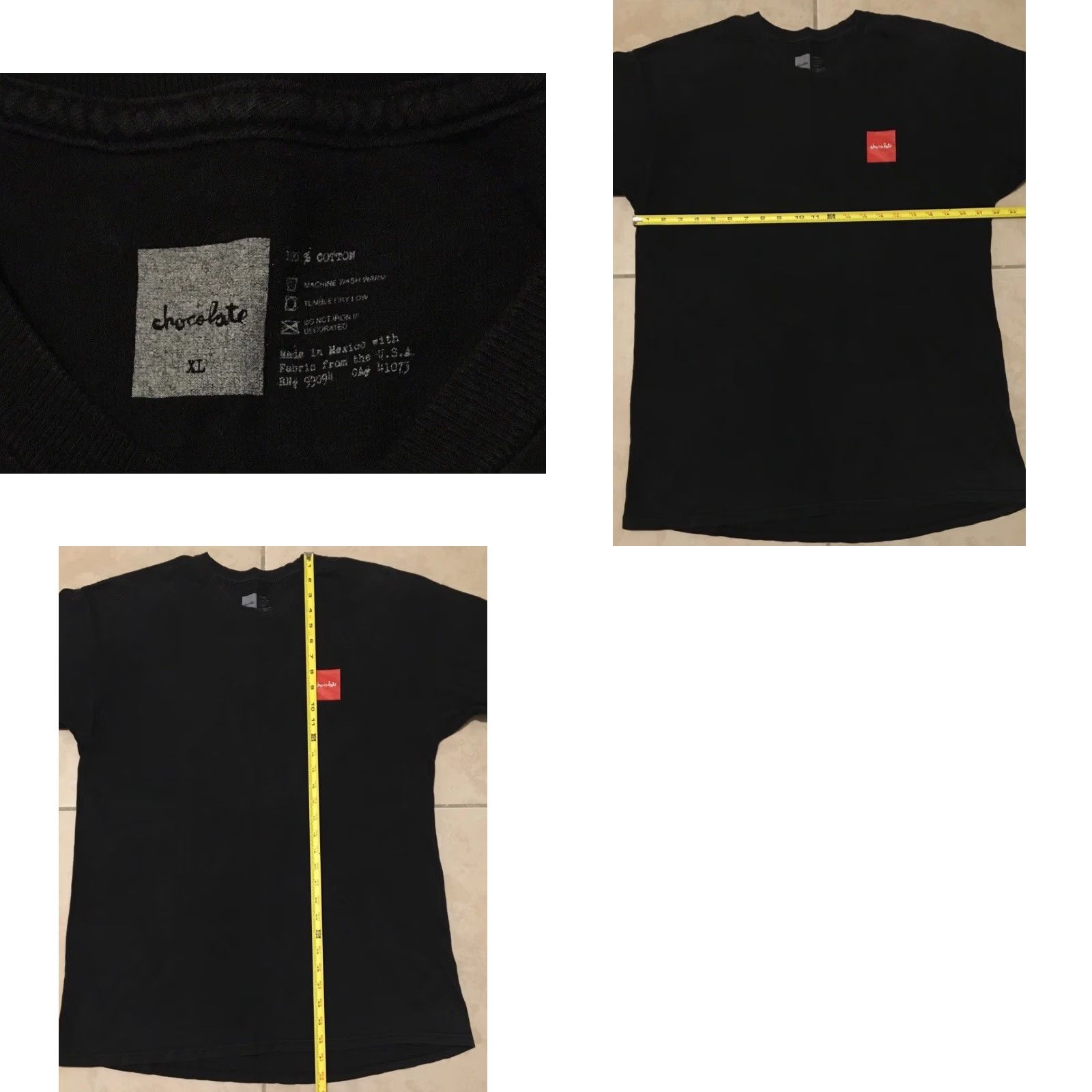 CHOCOOLATE VINTAGE Chocolate Skateboards Faded Las Vegas Shirt XL Girl Size US XL / EU 56 / 4 - 9 Thumbnail