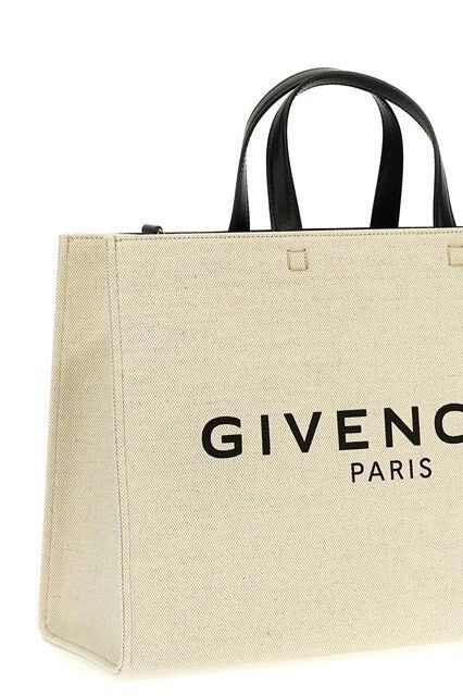 Givenchy GIVENCHY Beige/Black Medium G-Tote Shopping Bag New Size ONE SIZE - 3 Thumbnail