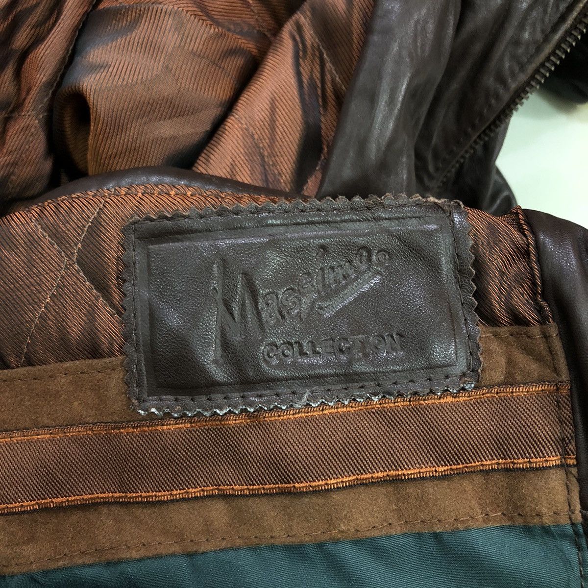 Genuine Leather 🔥90’s Vintage Bomber Leather Jacket Issey Miyake Collection Size US L / EU 52-54 / 3 - 17 Thumbnail