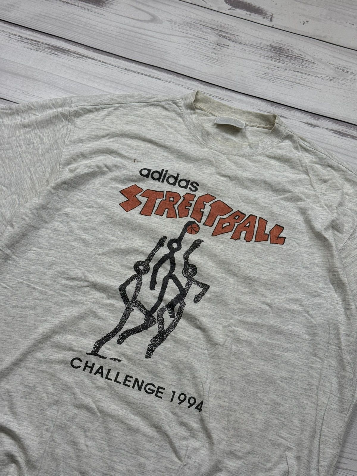 Adidas Vintage Adidas Streetball Challenge 1994 Shirt Size US L / EU 52-54 / 3 - 3 Thumbnail