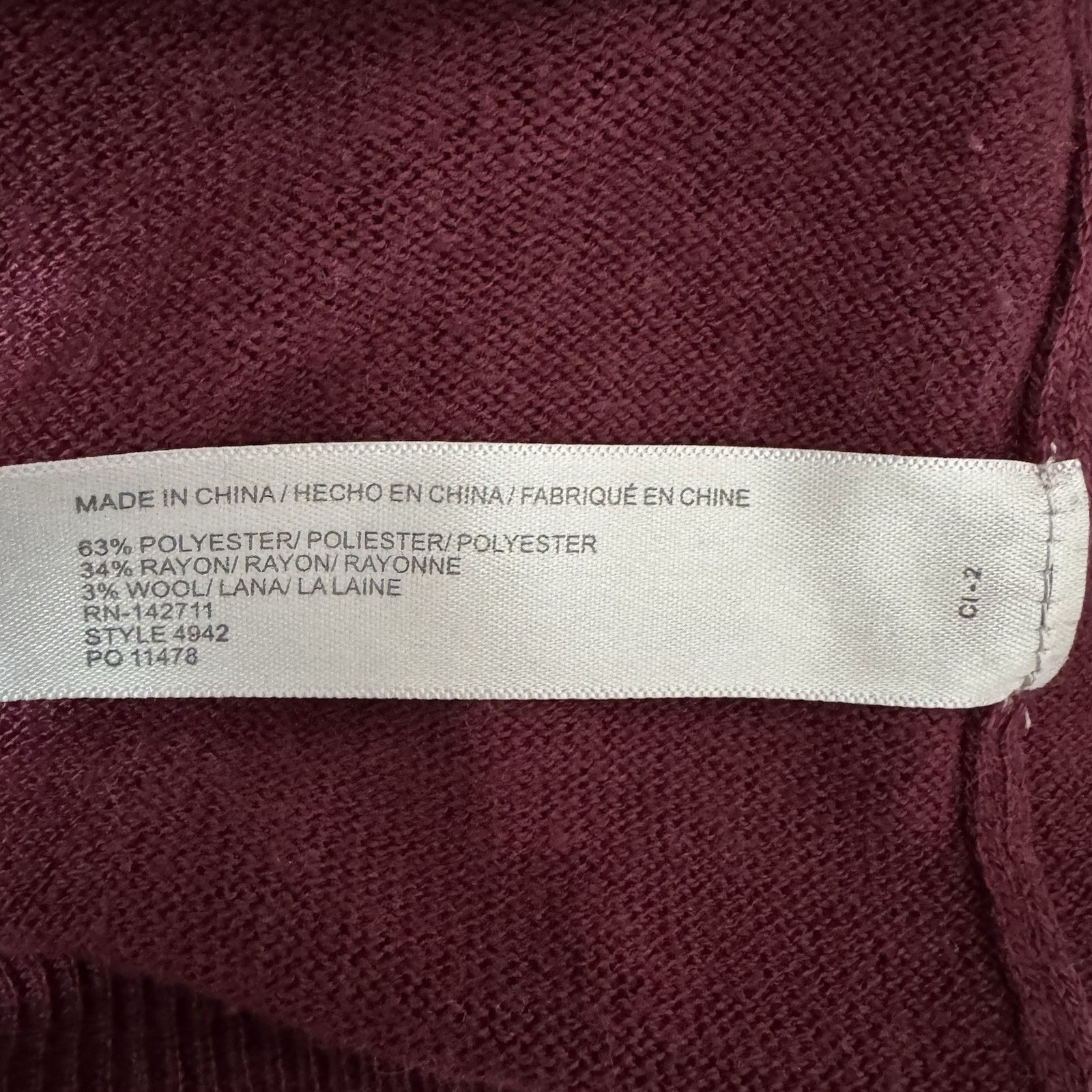 Other Eloquii Sweater Womens 14/16 Ruffles Chic Office Grandmacore Size XL / US 12-14 / IT 48-50 - 7 Thumbnail