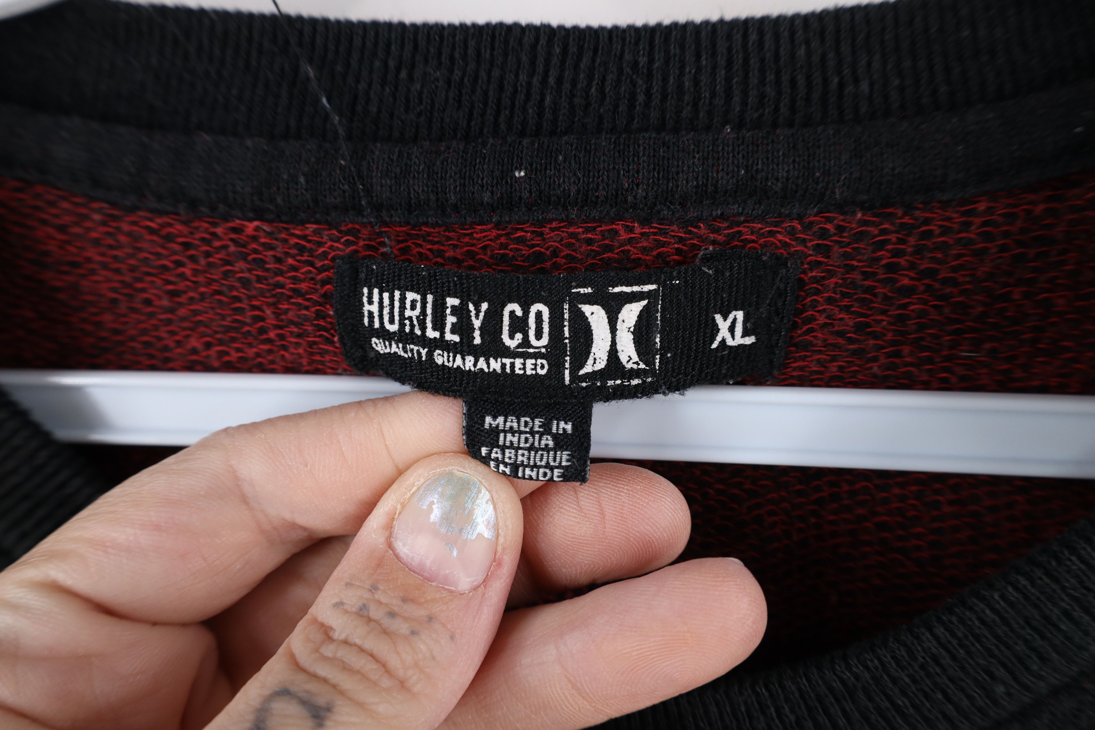 Hurley × Vintage Vintage Hurley Surfing Spell Tribal Knit Long Sleeve T-Shirt Size US XL / EU 56 / 4 - 6 Thumbnail