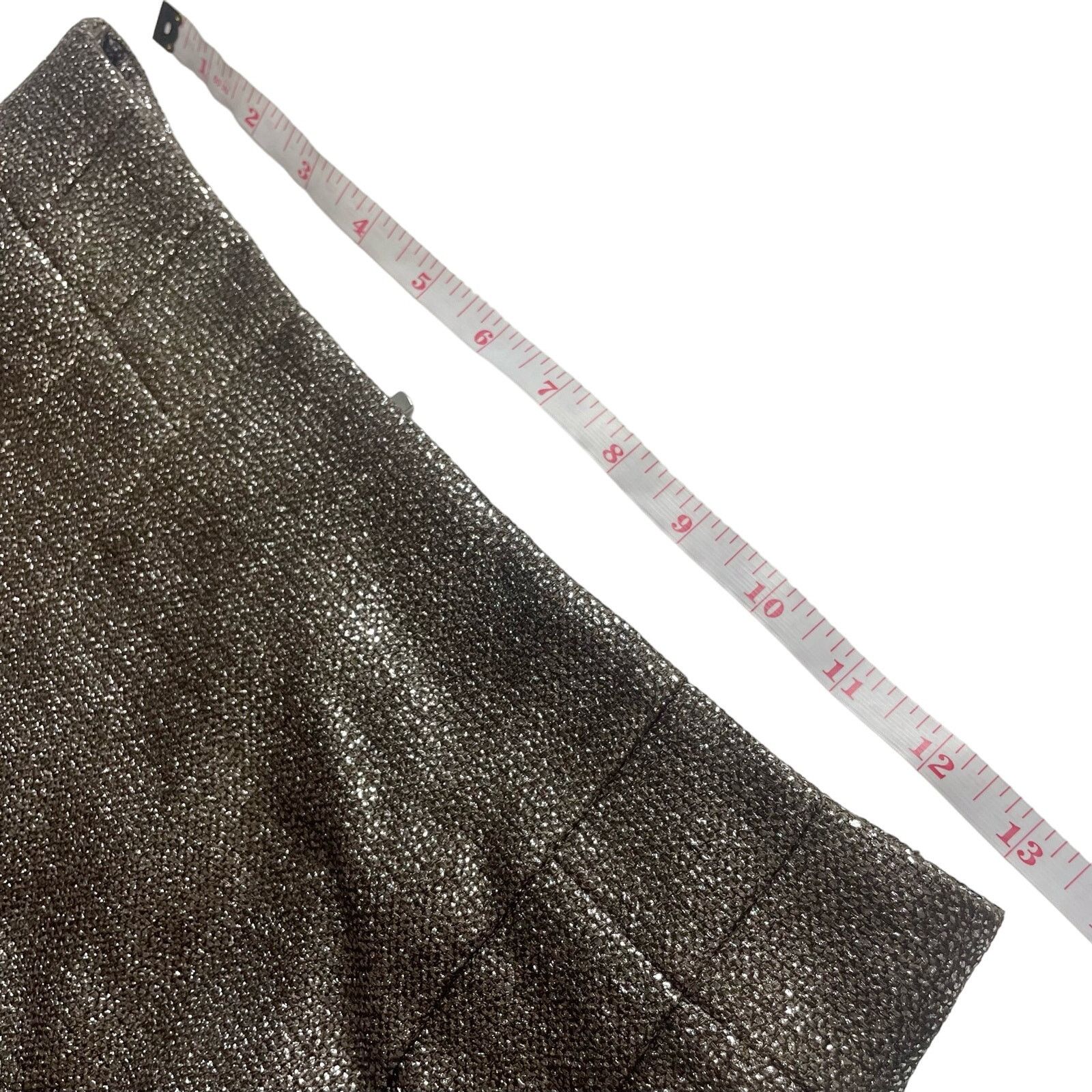 H&M NWOT H&M Metallic Skirt Size 28" / US 6 / IT 42 - 6 Thumbnail