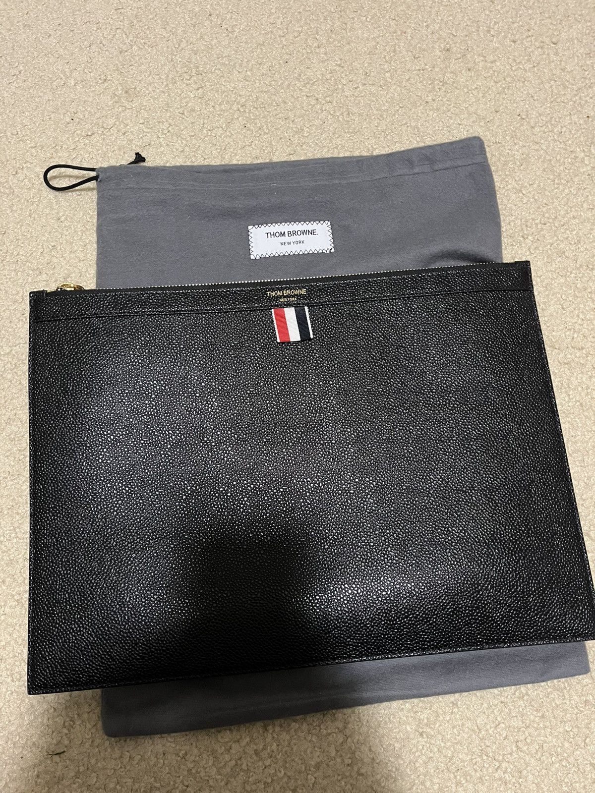 Thom browne medium pouch