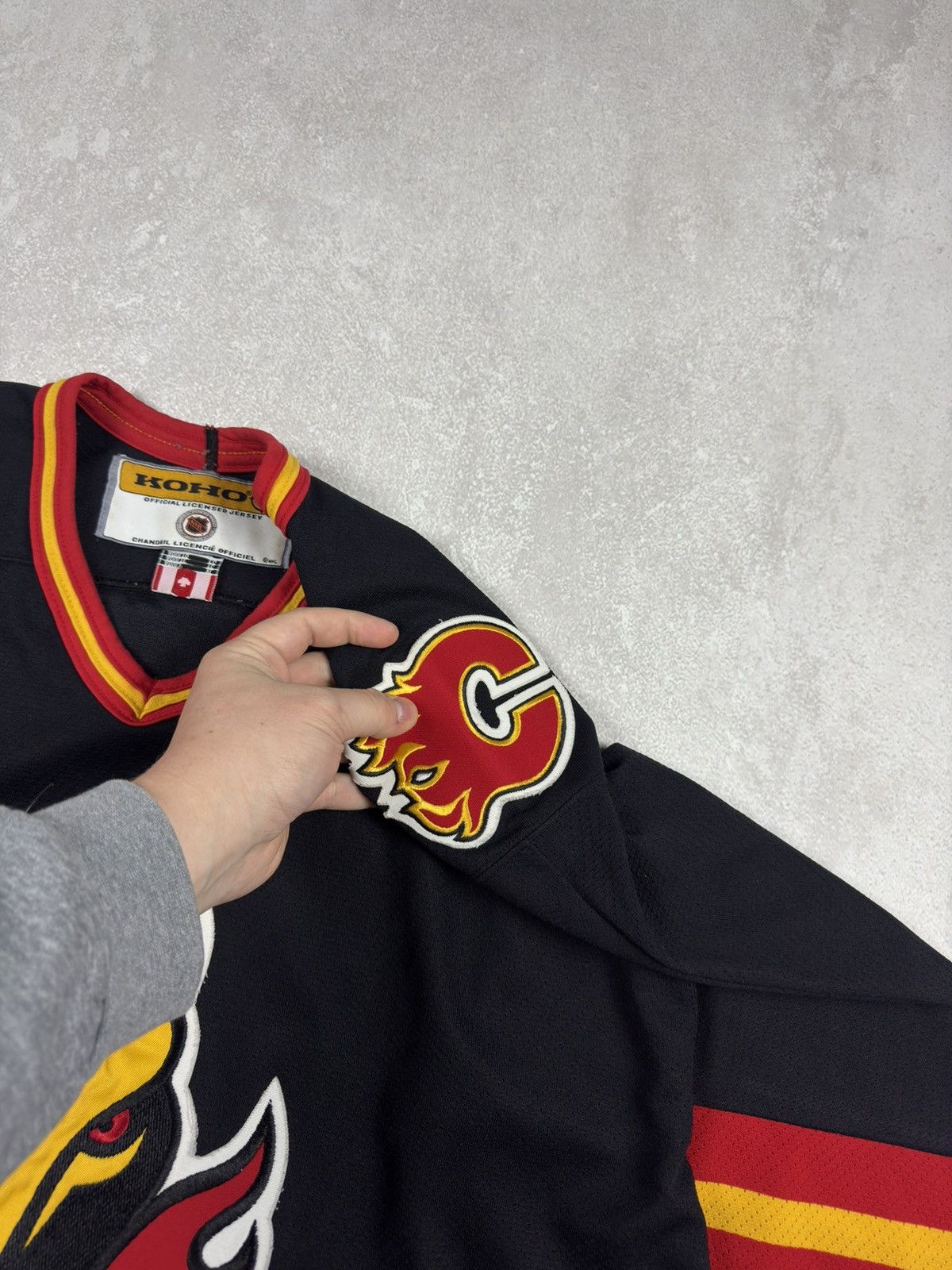 NHL Vintage 90s NHL Calgary Flames Koho Hockey Jersey Horse Logo Size US XL / EU 56 / 4 - 6 Thumbnail