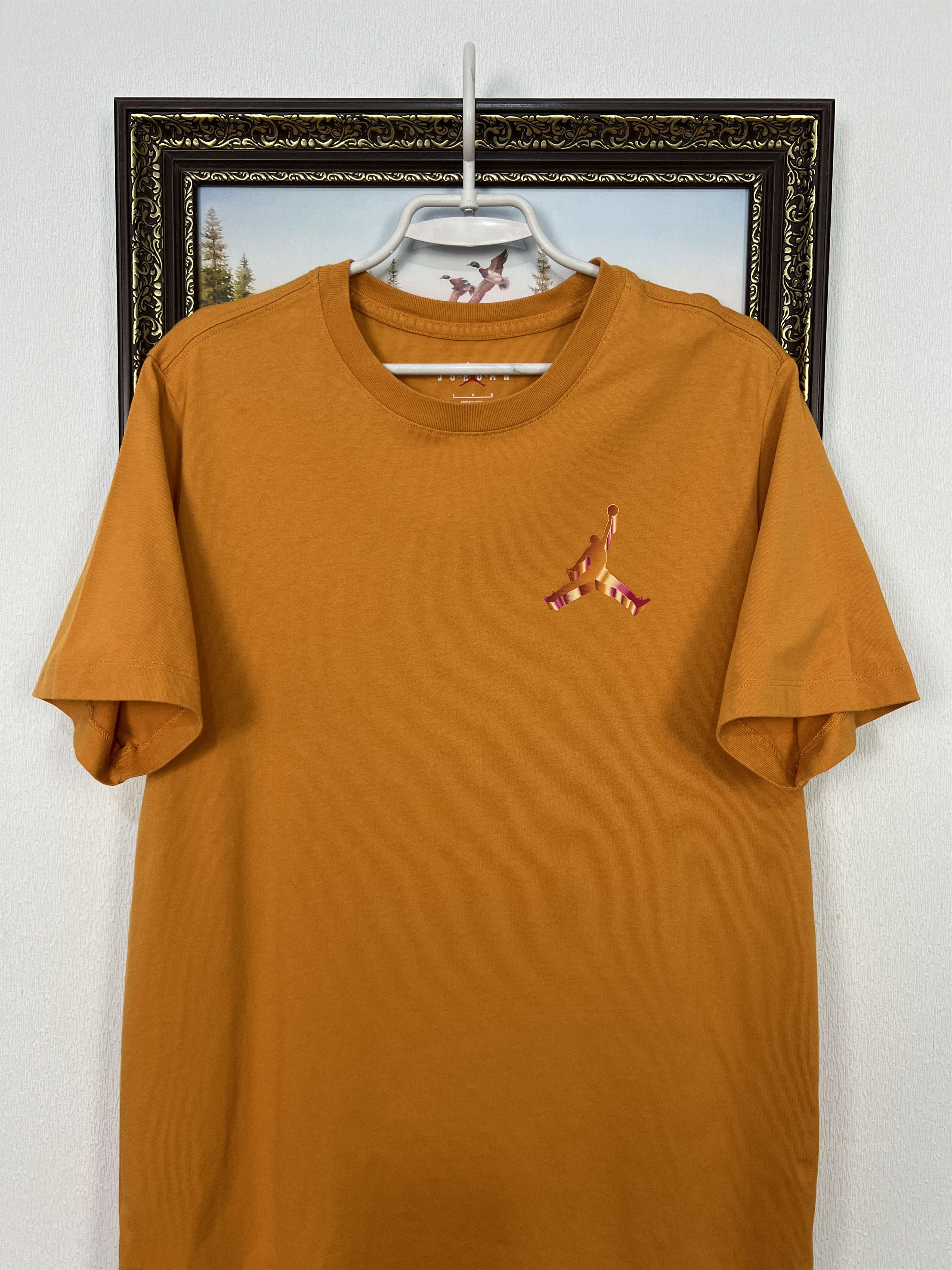 Nike Nike AIR Jordan Jumpman 3D NBA Shirt Orange Mens Jersey Rare Size US L / EU 52-54 / 3 - 4 Thumbnail