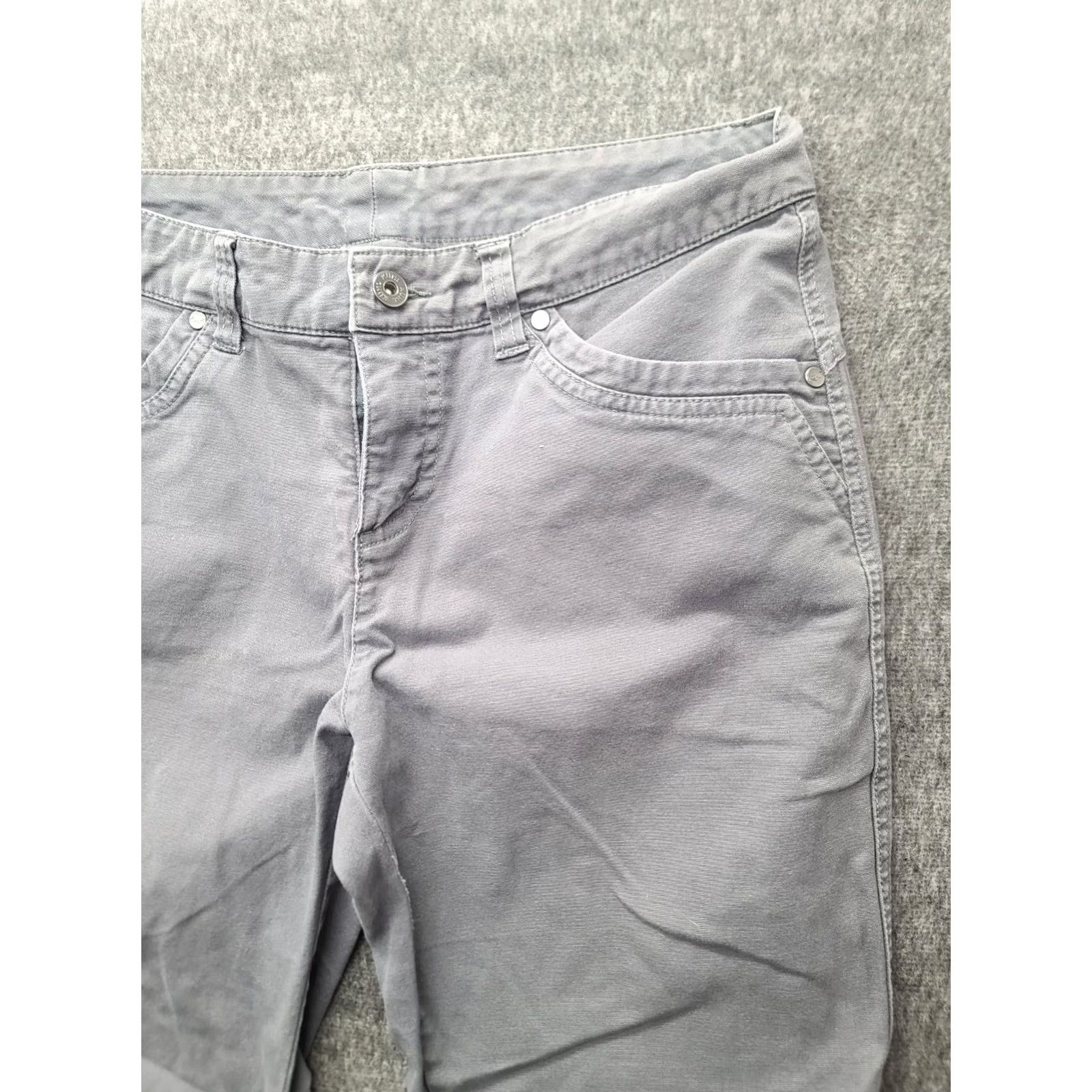 Vintage Kuhl Pants Womens 8x30 Skinny Fit Tapered Leg Chino Casual Travel Workwear Gray Cotton Spandex Front Flat 30 in Inseam Size 30" / US 8 / IT 44 - 6 Thumbnail