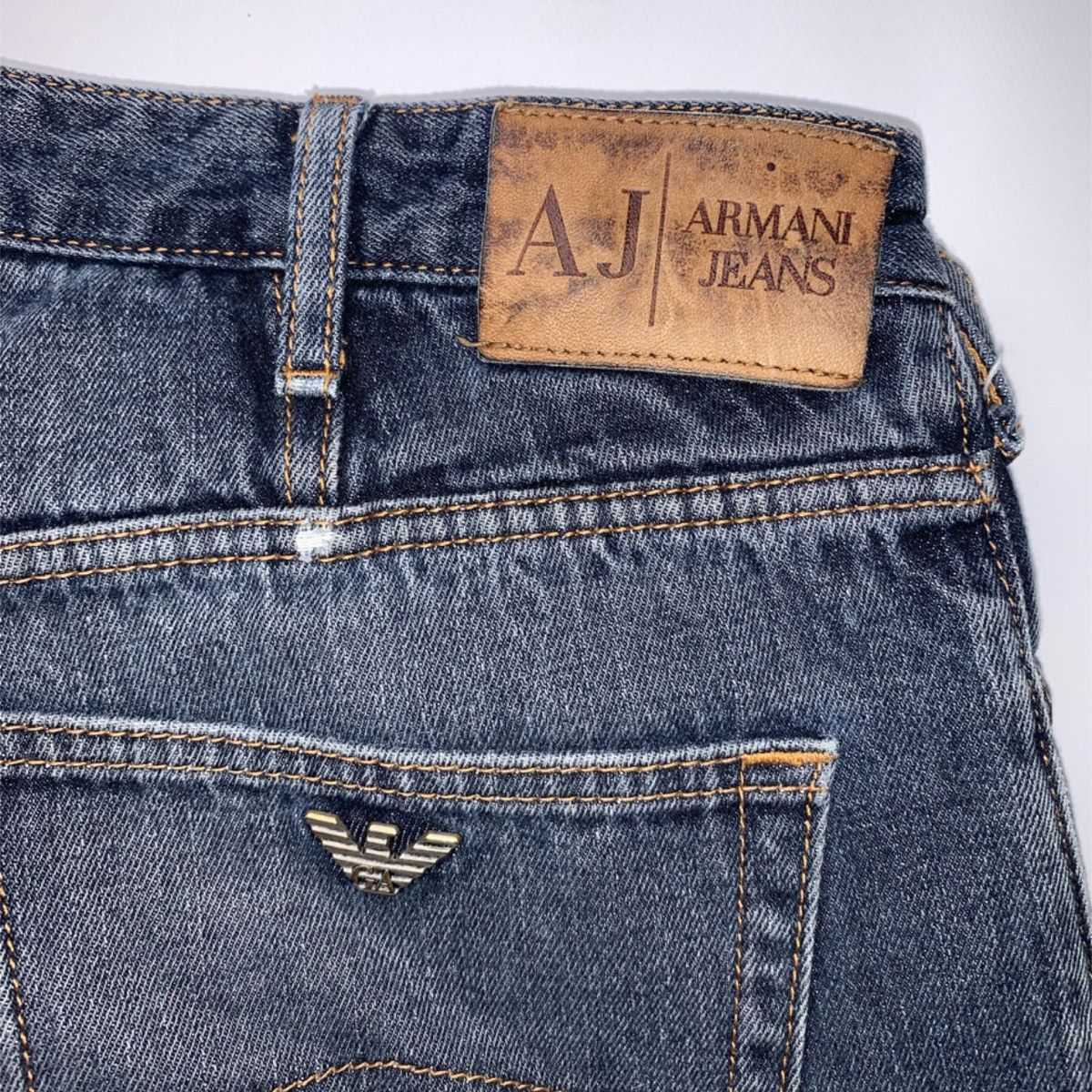 Armani × Vintage Armani Jeans Vintage Denim Size US 34 / EU 50 - 5 Thumbnail