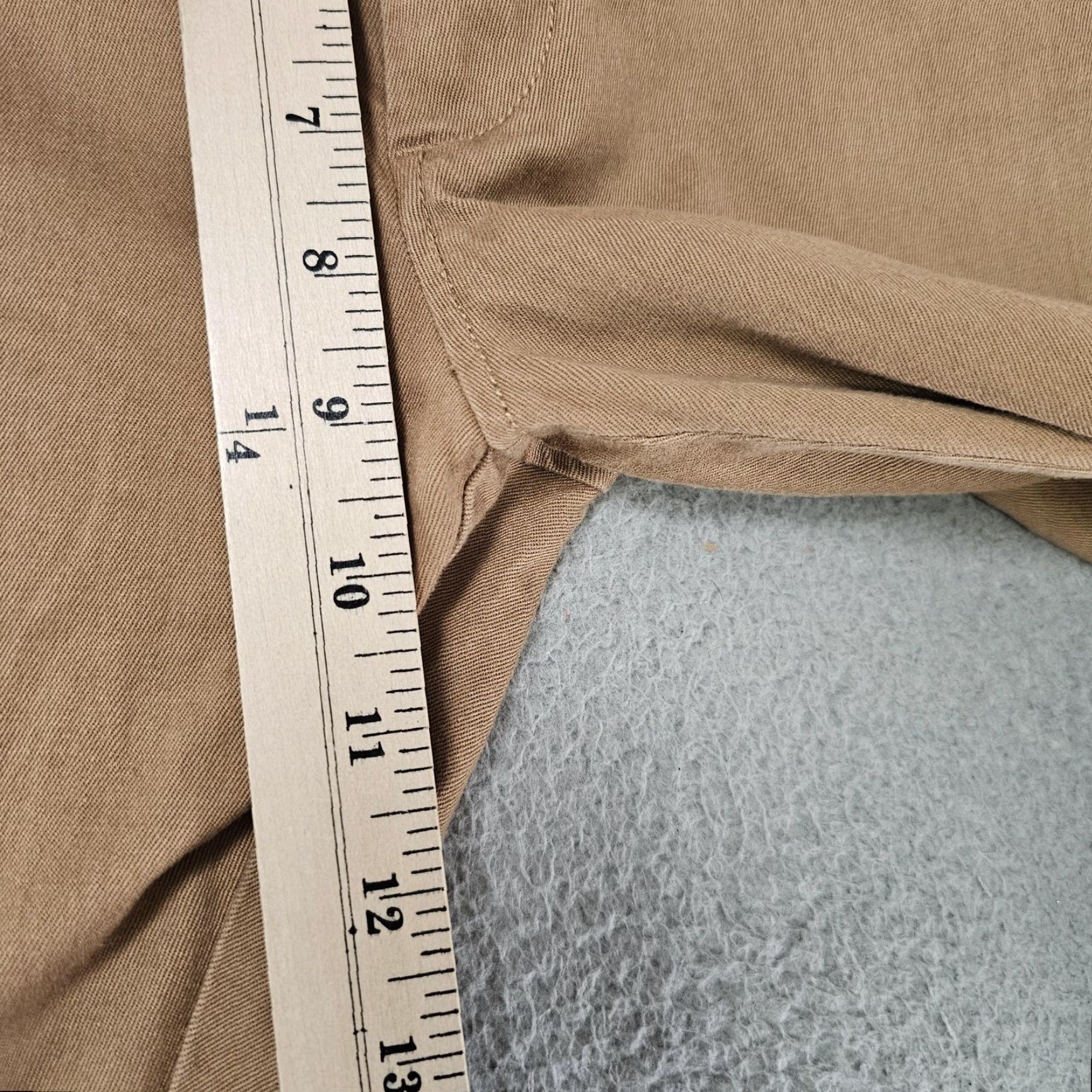 J.Crew J.CREW Pants Mens 30x30 Khaki Stretch Cotton Chinos Flat Front Casual Slim Fit Size US 30 / EU 46 - 4 Thumbnail