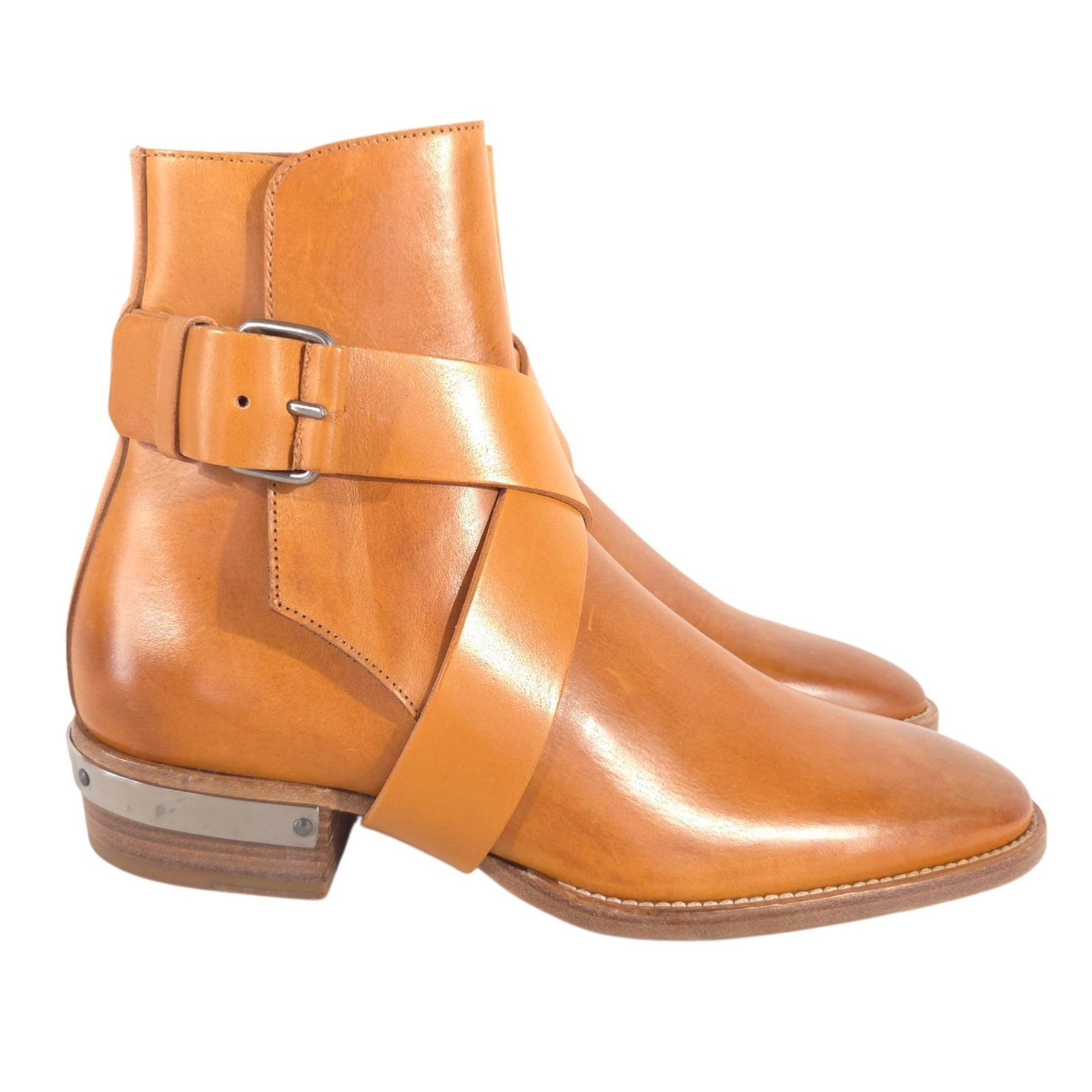 Balmain Balmain Ranger Buckle Leather Ankle Boots US 9 EU 39 Womens Size US 9 / IT 39 - 4 Thumbnail